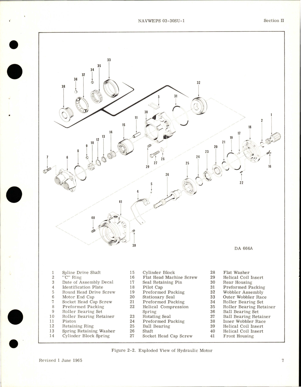 Sample page 7 from AirCorps Library document: Overhaul Instructions for Hydraulic Motor - Model MC011-21E - Part 678069