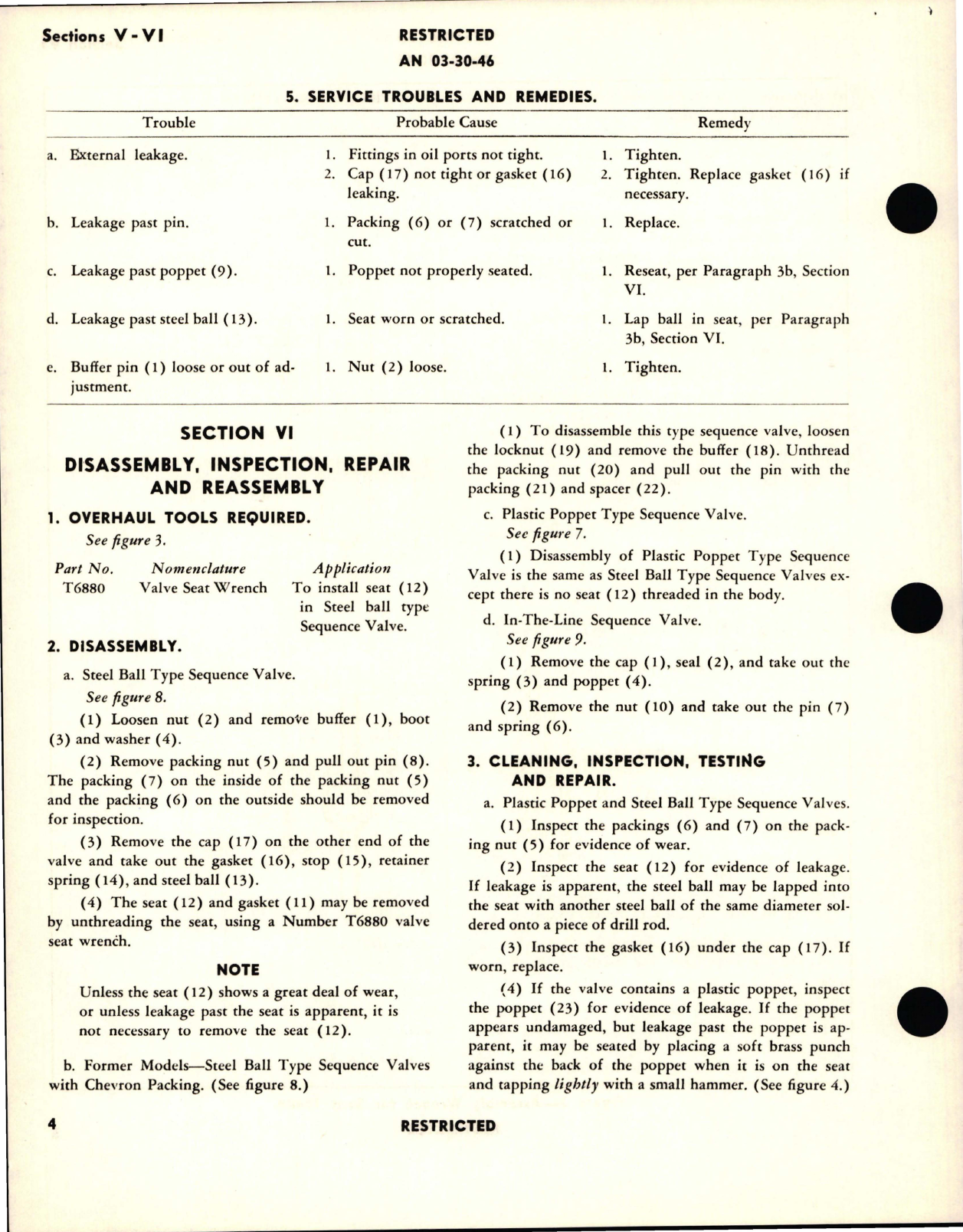 Sample page 8 from AirCorps Library document: Instructions with Parts Catalog for Hydraulic Sequence Valves
