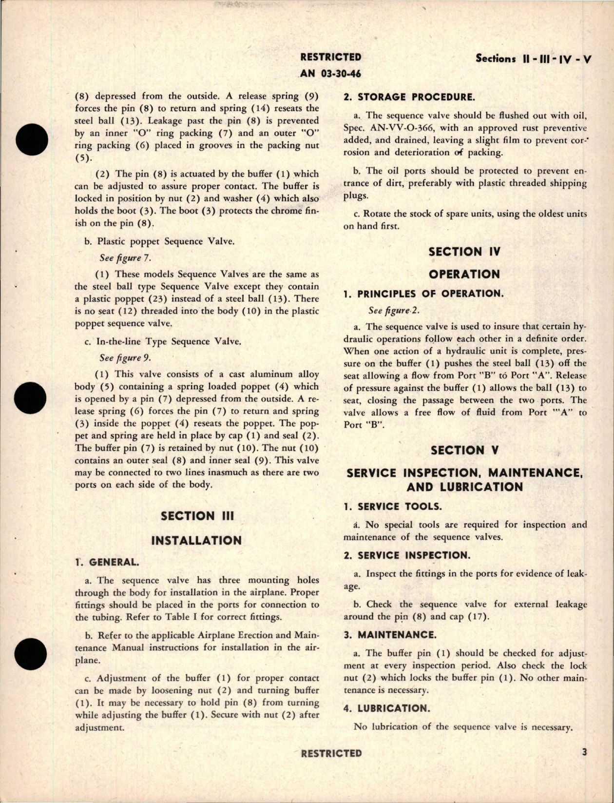 Sample page 7 from AirCorps Library document: Instructions with Parts Catalog for Hydraulic Sequence Valves - 403196 Series, 402004 Series, and 401275-4