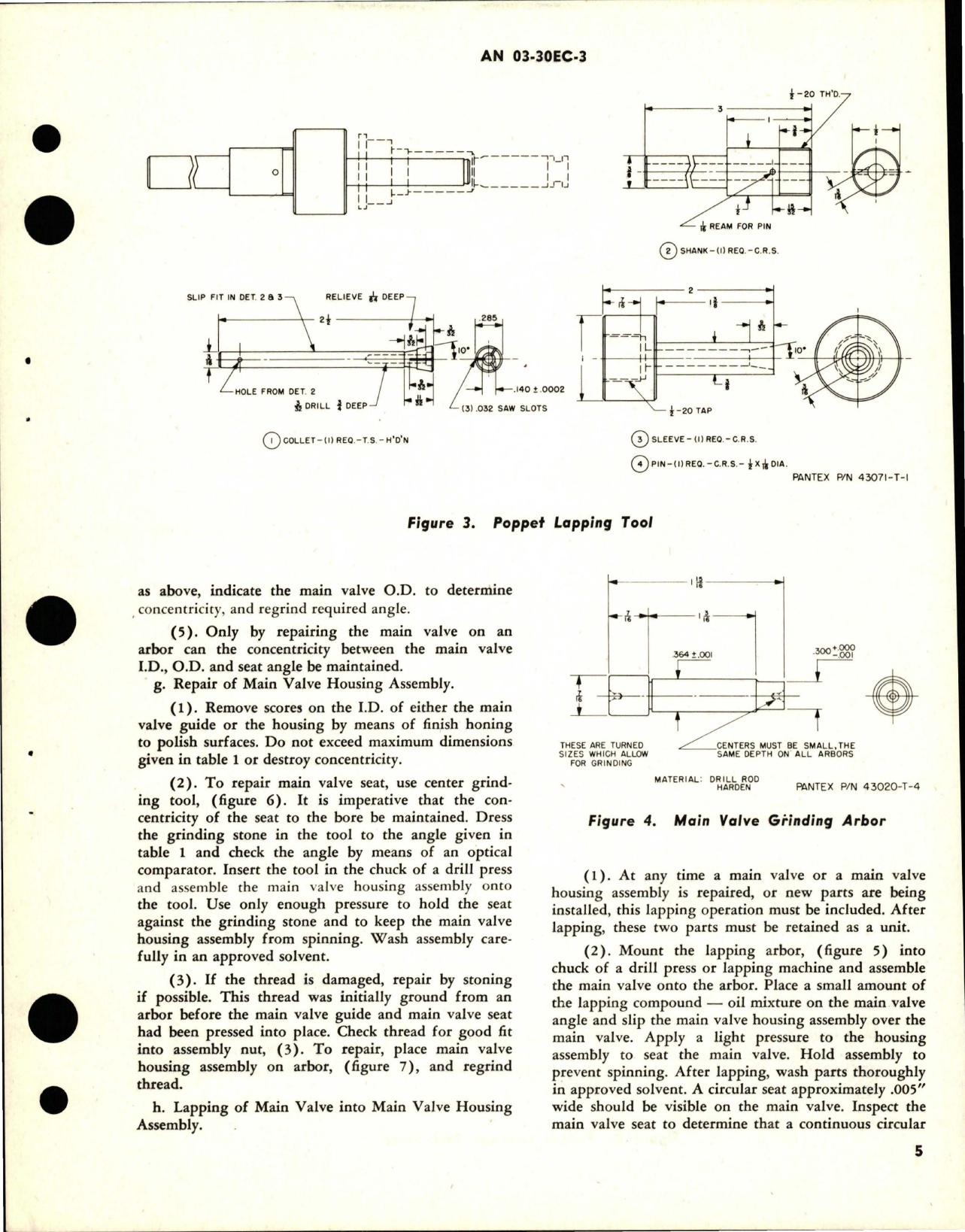 Sample page 5 from AirCorps Library document: Overhaul Instructions with Parts Breakdown for Hydraulic Pressure Relief Valve - HPLV-A0
