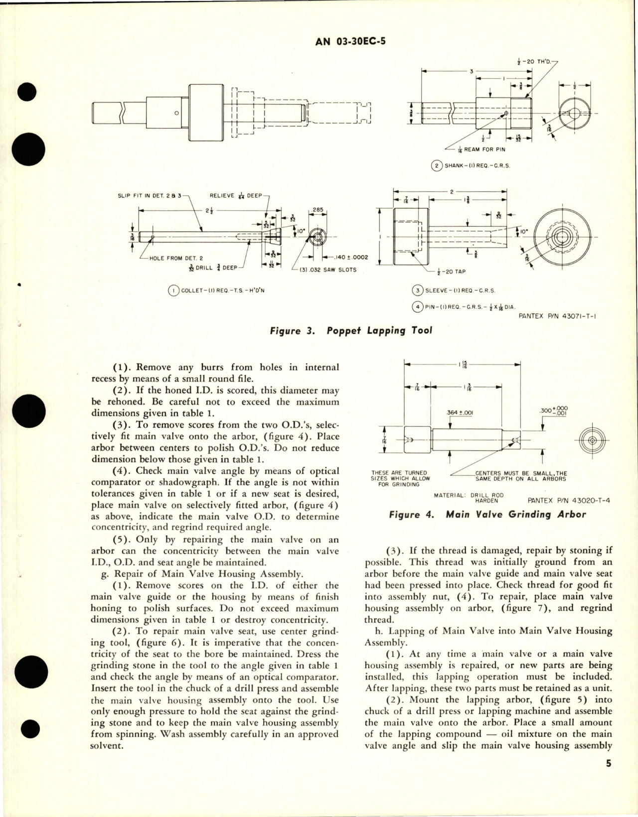 Sample page 5 from AirCorps Library document: Overhaul Instructions with Parts Breakdown for Hydraulic Pressure Relief Valve - HPLV-A2