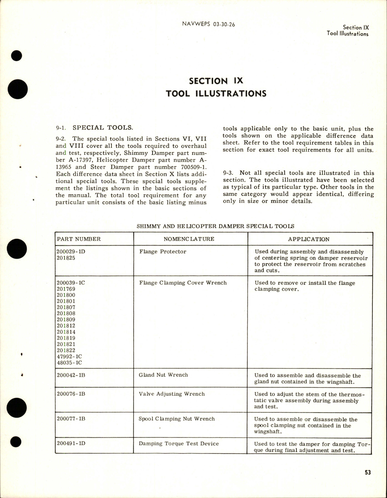 Sample page 7 from AirCorps Library document: Operation, Service and Overhaul Instructions with Illustrated Parts for Shimmy Dampers - Helicopter Dampers - Steer Dampers