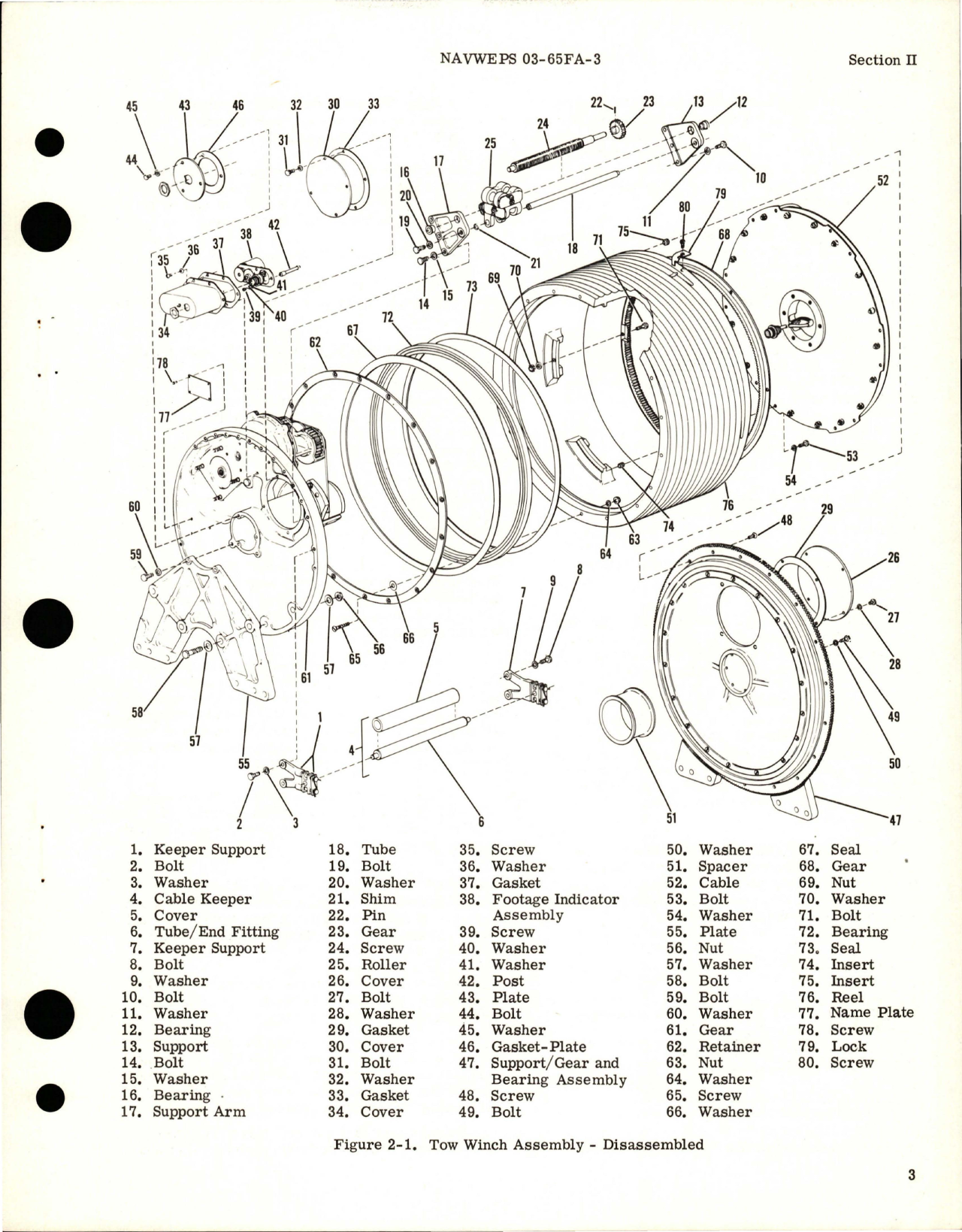 Sample page 7 from AirCorps Library document: Overhaul Instructions for Tow Winch Assembly - Part 172700
