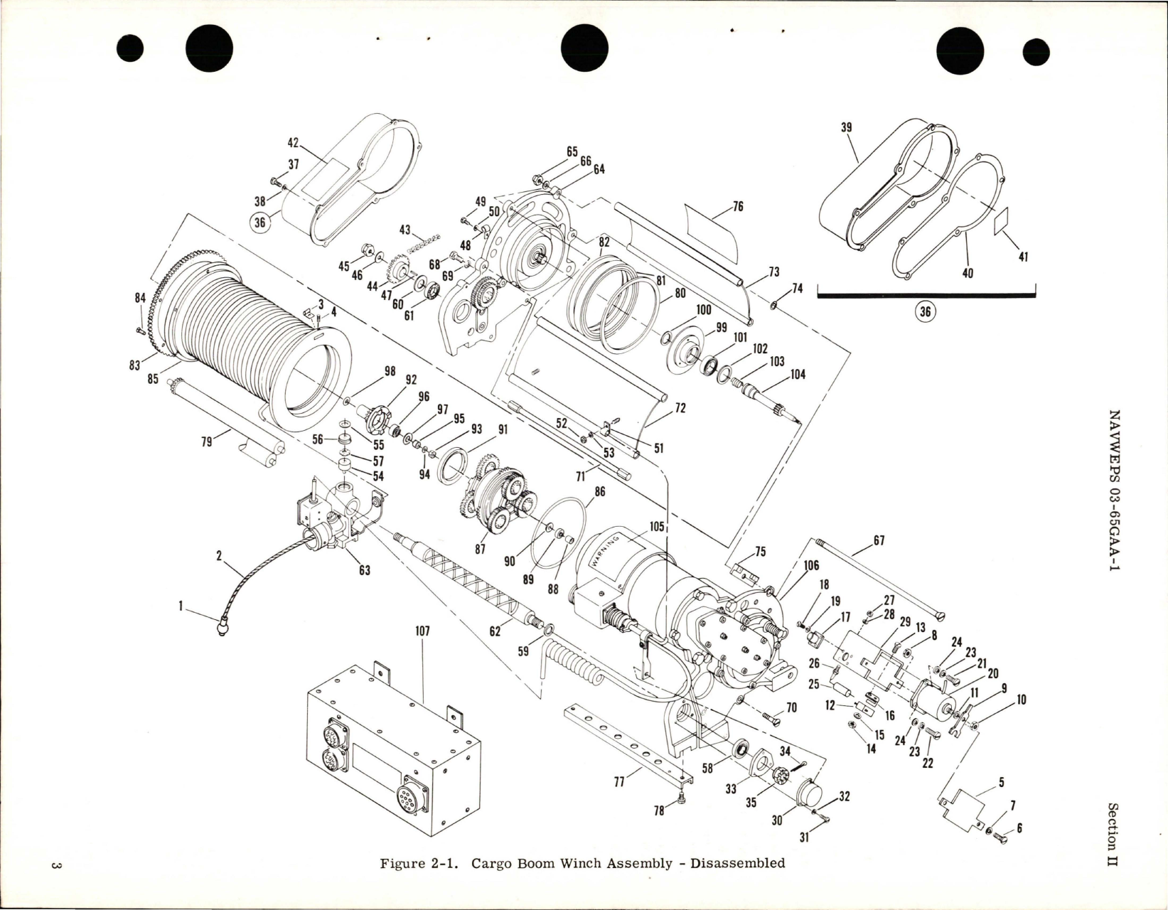 Sample page 7 from AirCorps Library document: Overhaul Instructions for Cargo Boom Winch Assembly - Part 6153-62360-1