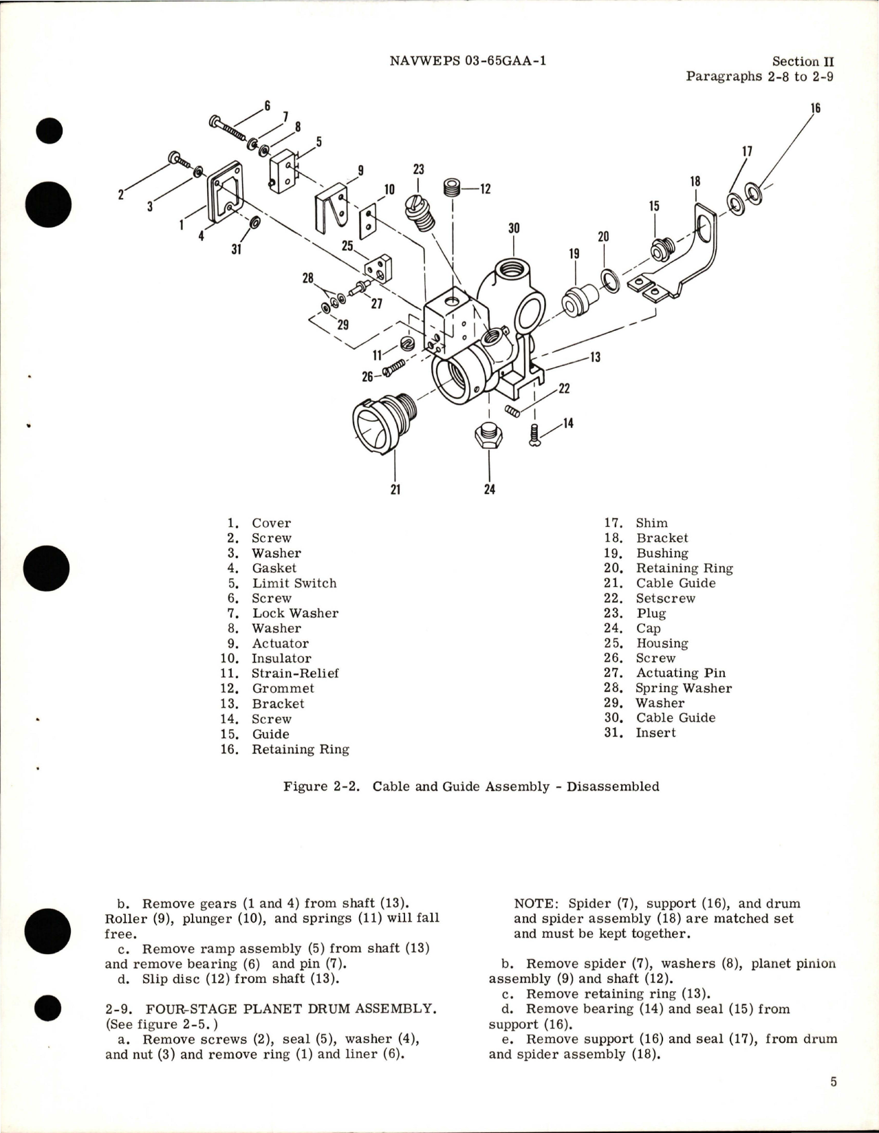 Sample page 9 from AirCorps Library document: Overhaul Instructions for Cargo Boom Winch Assembly - Part 6153-62360-1