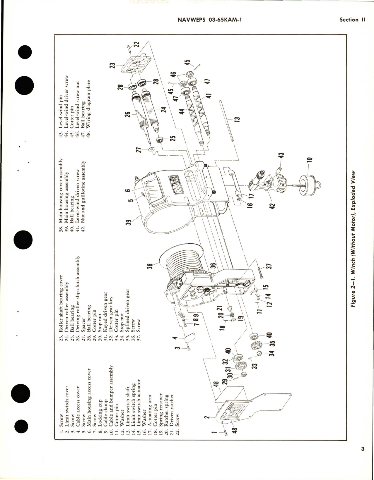 Sample page 7 from AirCorps Library document: Overhaul Instructions for Winch without Motor - Parts WE-2003-1 and K682162-5