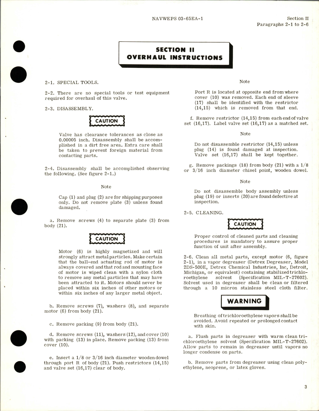 Sample page 7 from AirCorps Library document: Overhaul Instructions for Hydraulic Servo Valve - Part 124648-1-1