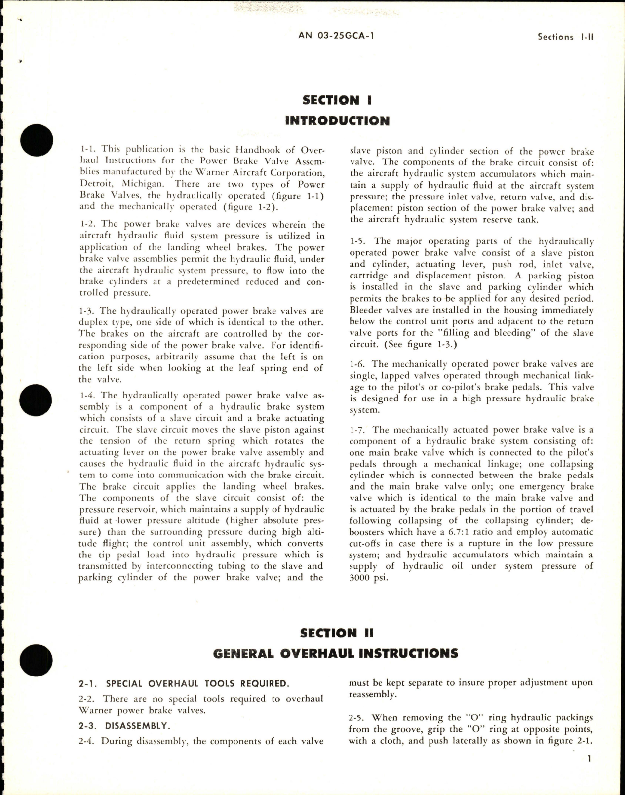 Sample page 5 from AirCorps Library document: Overhaul Instructions for Power Brake Valves - Hydraulic and Mechanical