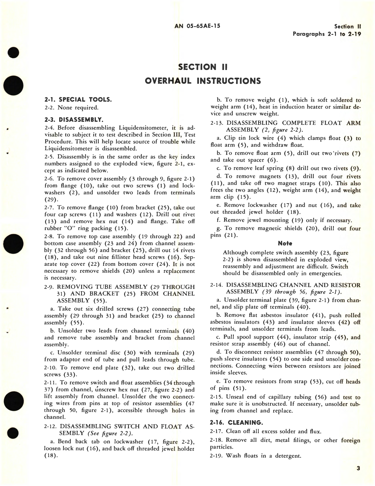 Sample page 7 from AirCorps Library document: Handbook Overhaul Instructions for Liquidensitometers 