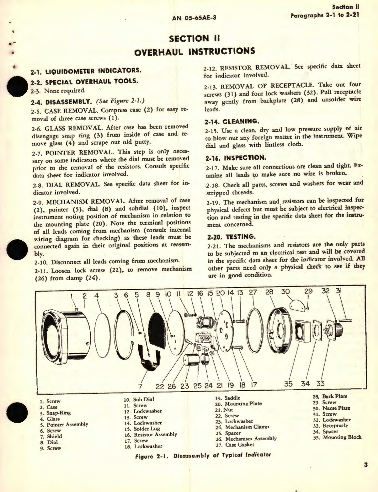 Sample page 9 from AirCorps Library document: Overhaul Instructions for Liquidometer Quantity Indicators