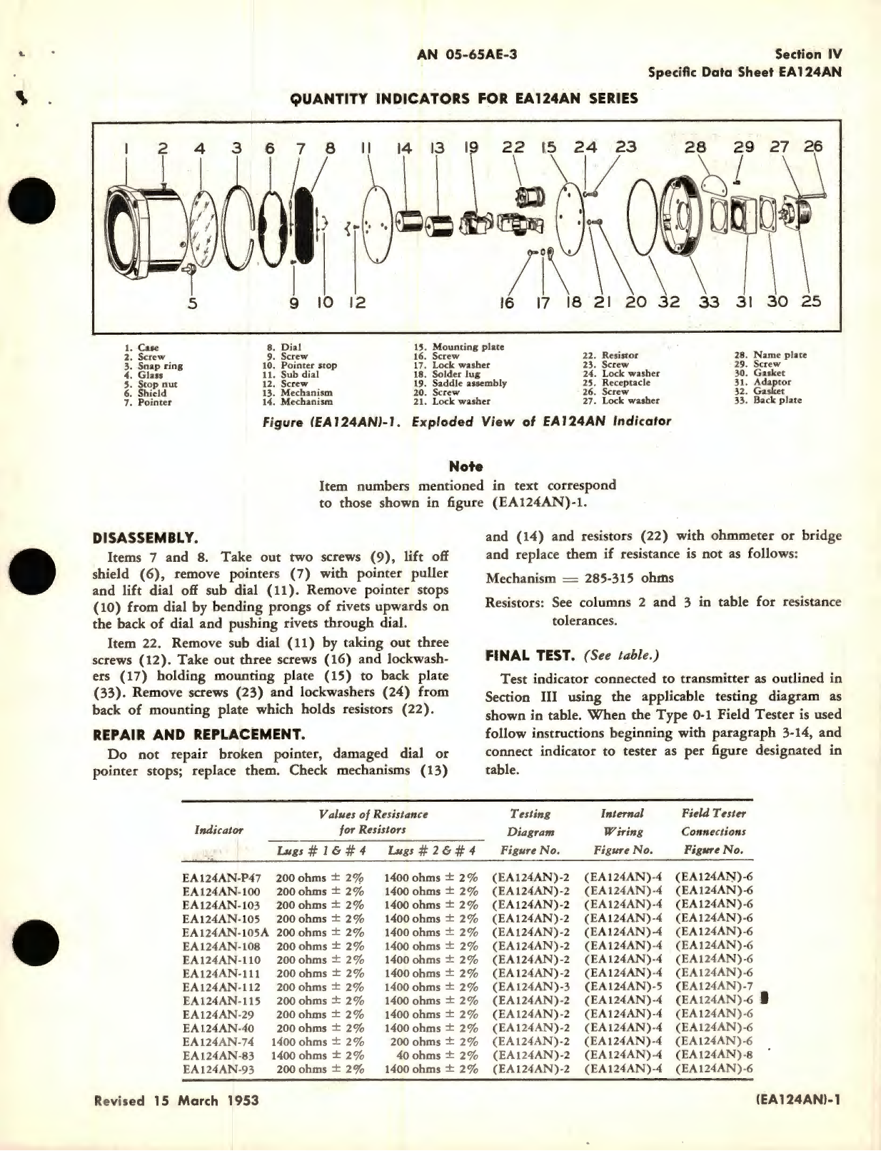 Sample page 7 from AirCorps Library document: Overhaul Instructions for Liquidometer Quantity Indicators