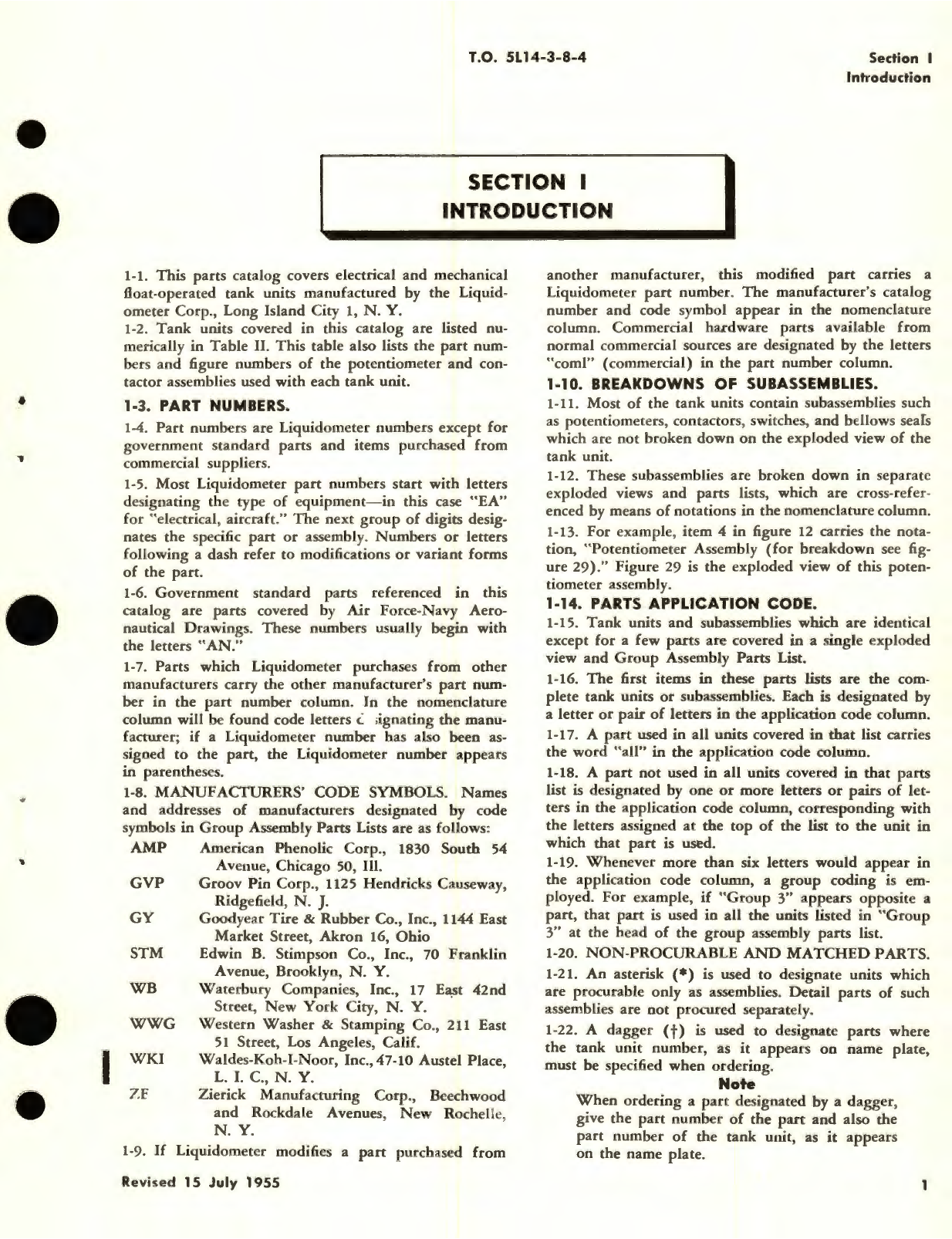 Sample page 7 from AirCorps Library document: Parts Catalog for Liquidometer Tank Units 