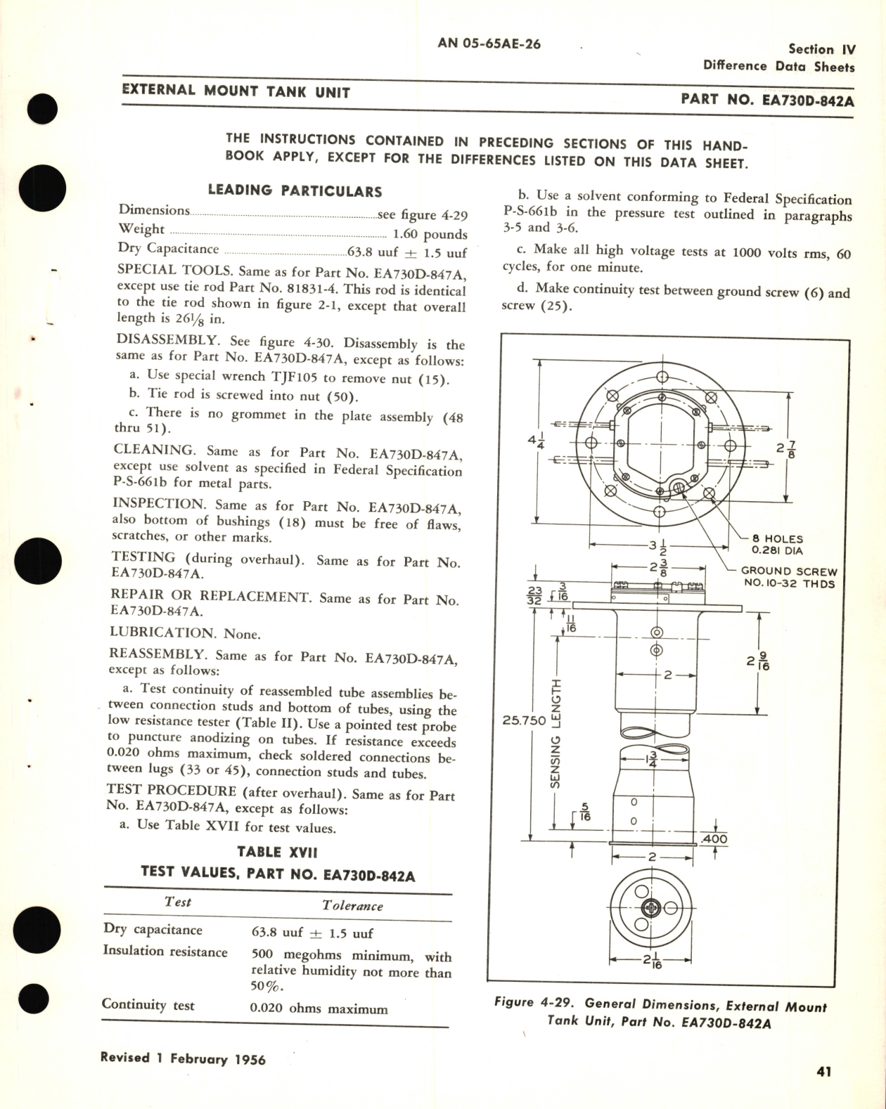 Sample page 7 from AirCorps Library document: Overhaul Instructions for Capacitor Fuel Quantity Gage System for Liquidometer's External Mount Tank Units 