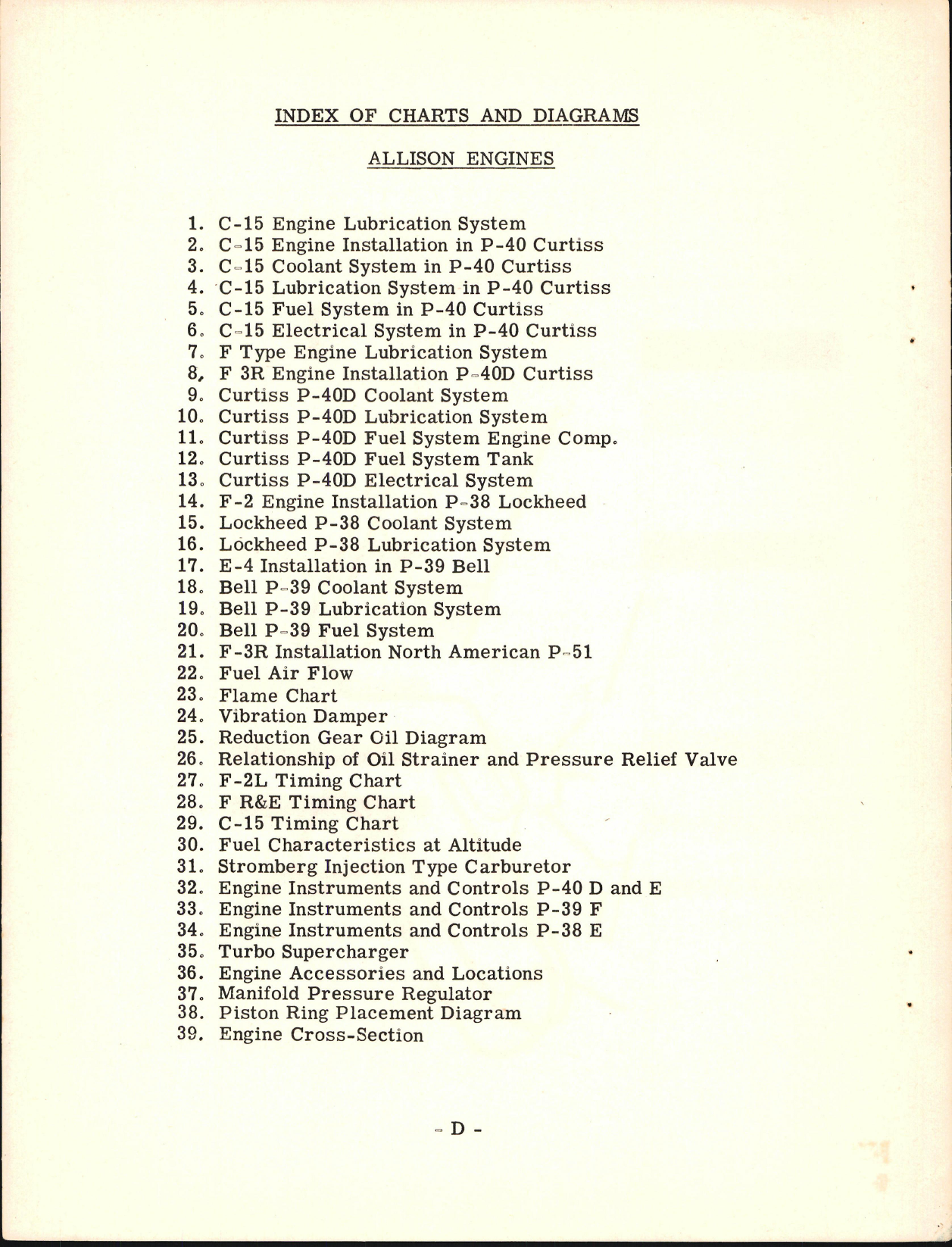 Sample page 6 from AirCorps Library document: Instructional Charts for Allison Engines - Instructors Instruction Manual