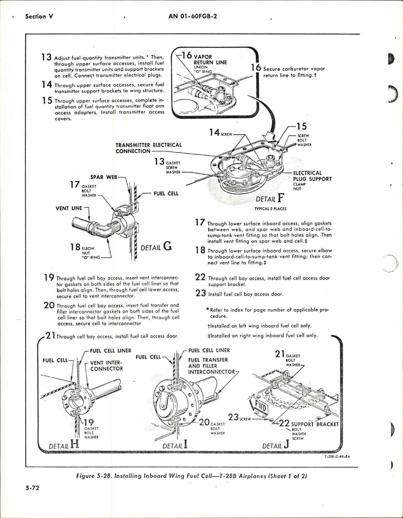 Sample page 5 from AirCorps Library document: Maintenance Instructions for T-28B and T-28C
