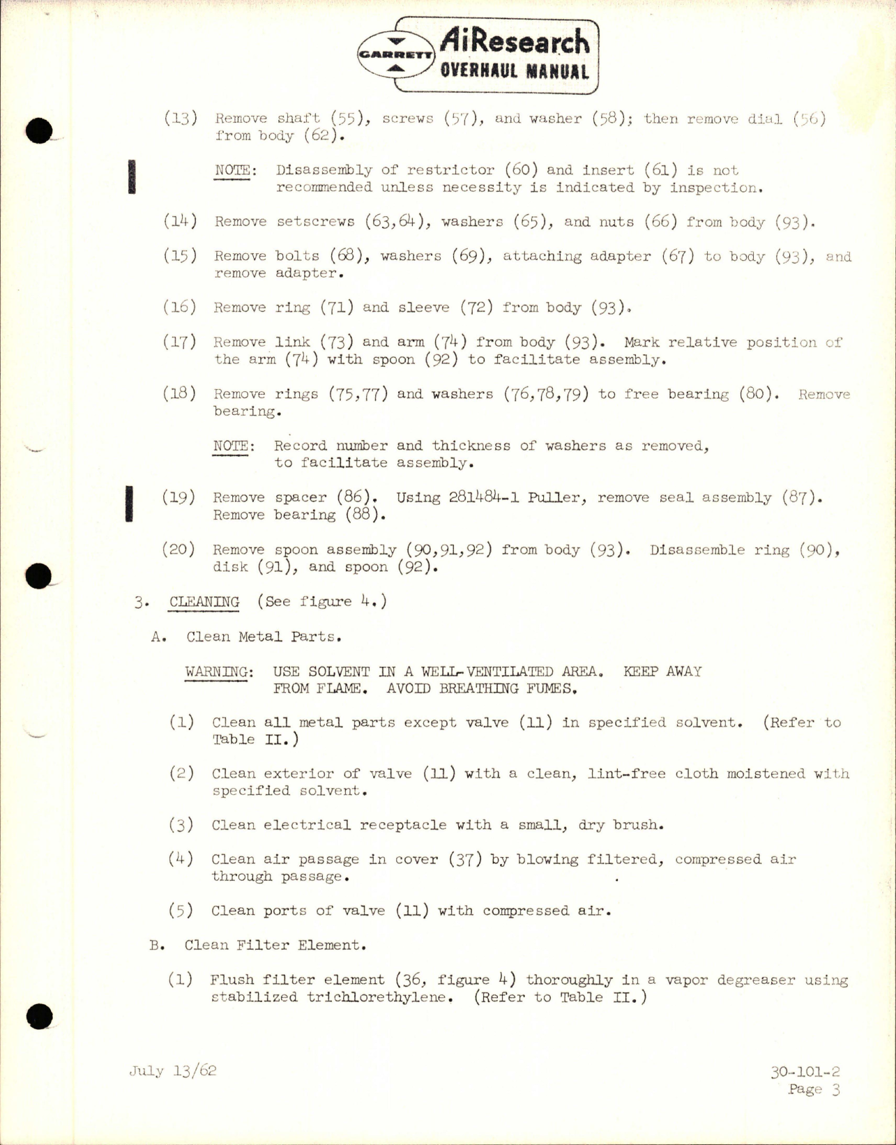 Sample page 6 from AirCorps Library document: Overhaul Manual for Two-Inch Diameter Pneumatic Shutoff Valve - Part 106462 