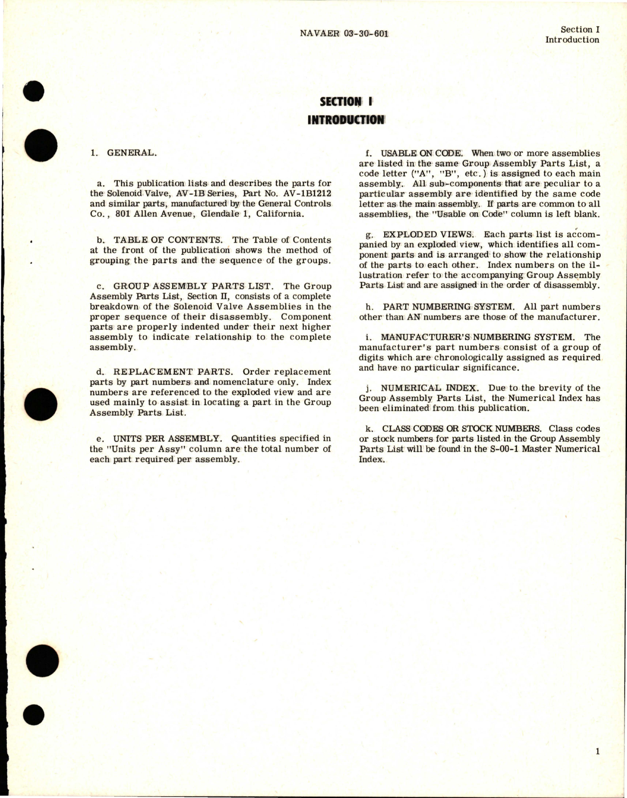 Sample page 5 from AirCorps Library document: Illustrated Parts Breakdown for Solenoid Valves - AV-1B Series - Part AV-1B1212 and Similar Valves