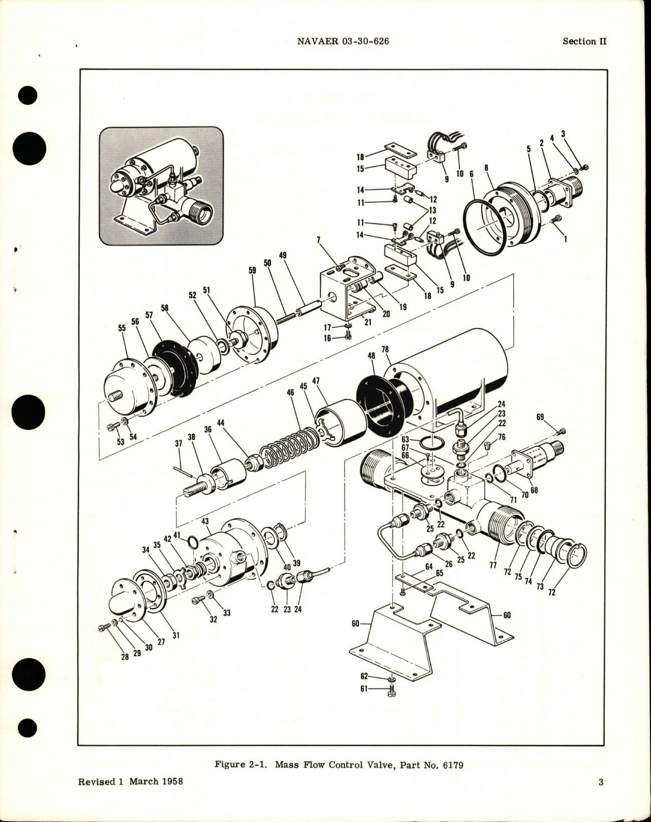 Sample page 5 from AirCorps Library document: Overhaul Instructions for Mass Flow Control Valve - Parts 6179 and 6179A
