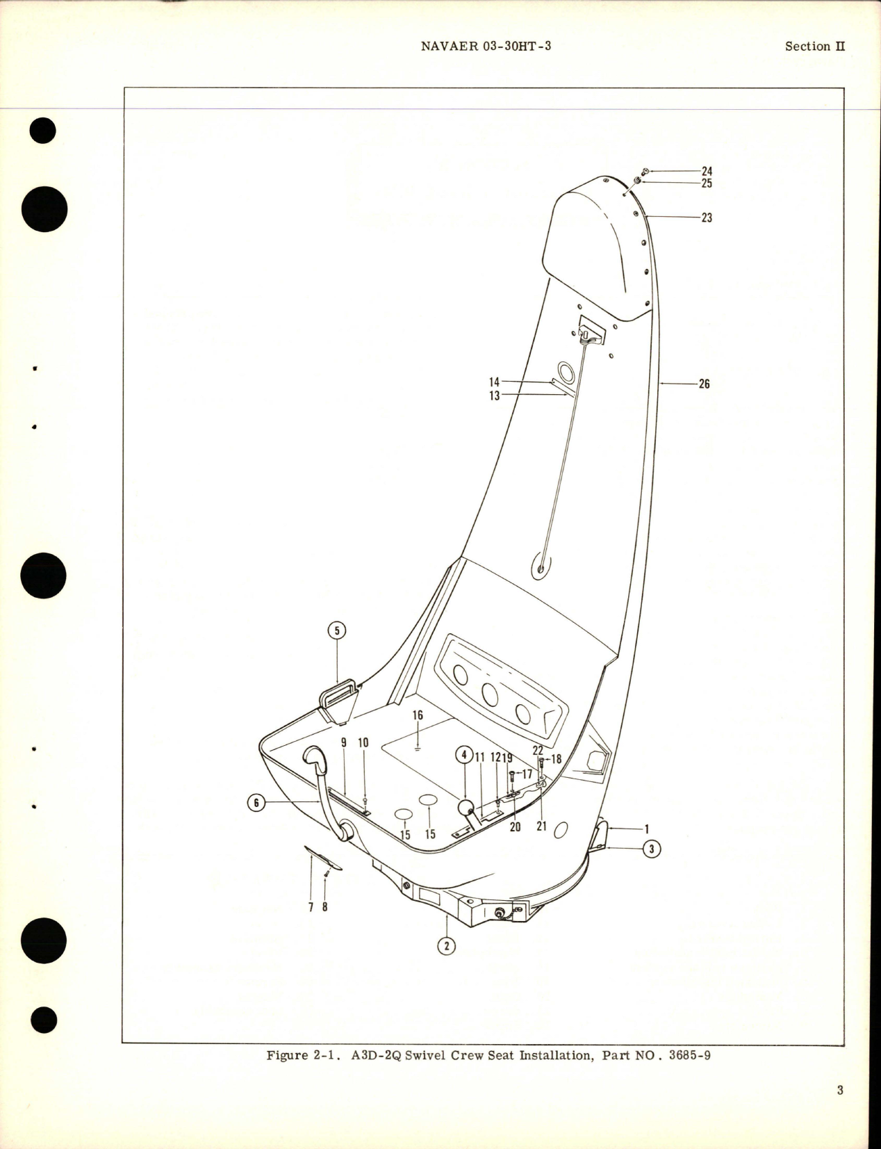 Sample page 7 from AirCorps Library document: Overhaul Instructions for A3D-2Q Swivel Crew Seat - Part 3685-9