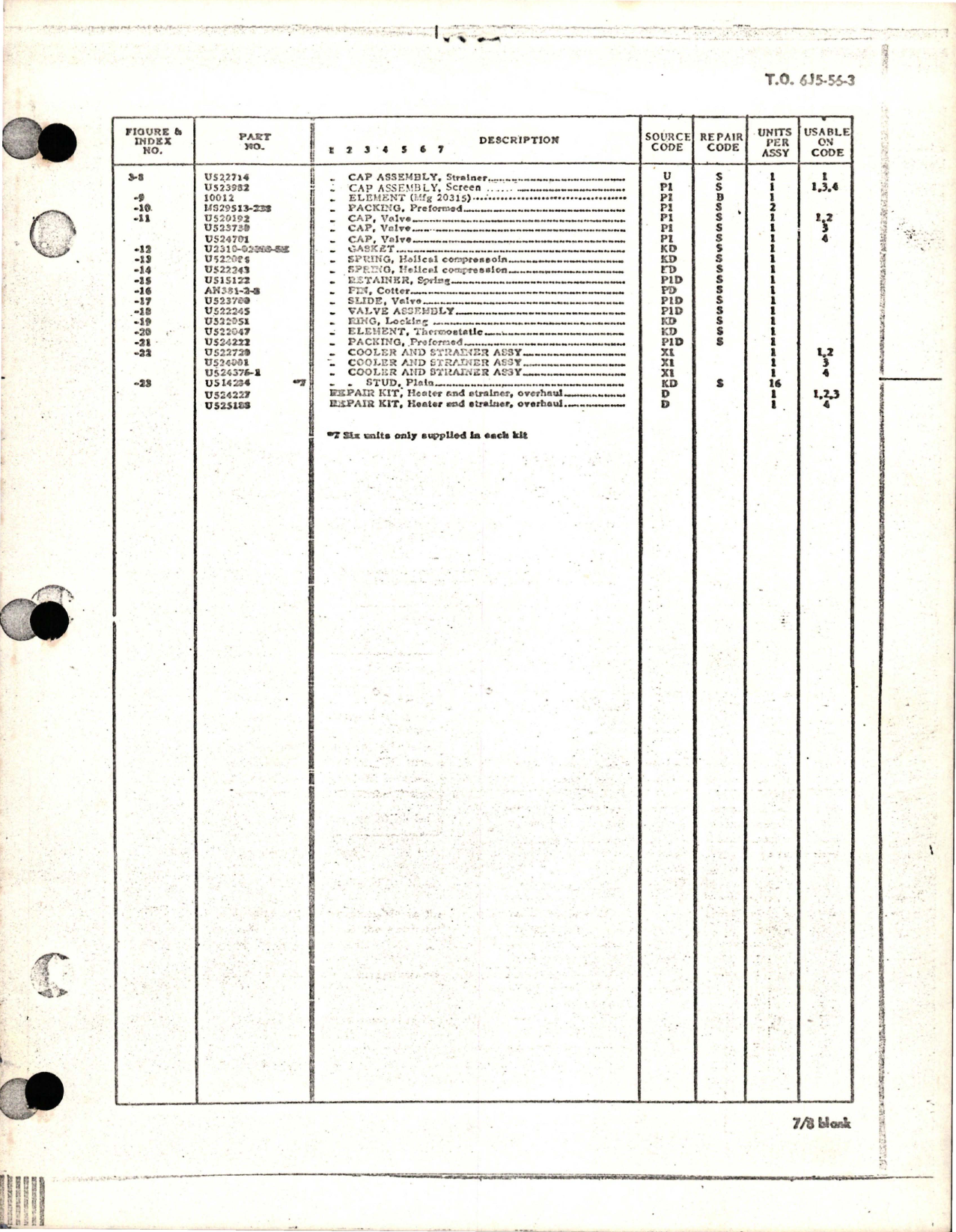 Sample page 7 from AirCorps Library document: Service Instructions with Parts List for Fuel Boost Pump - Part S2818C