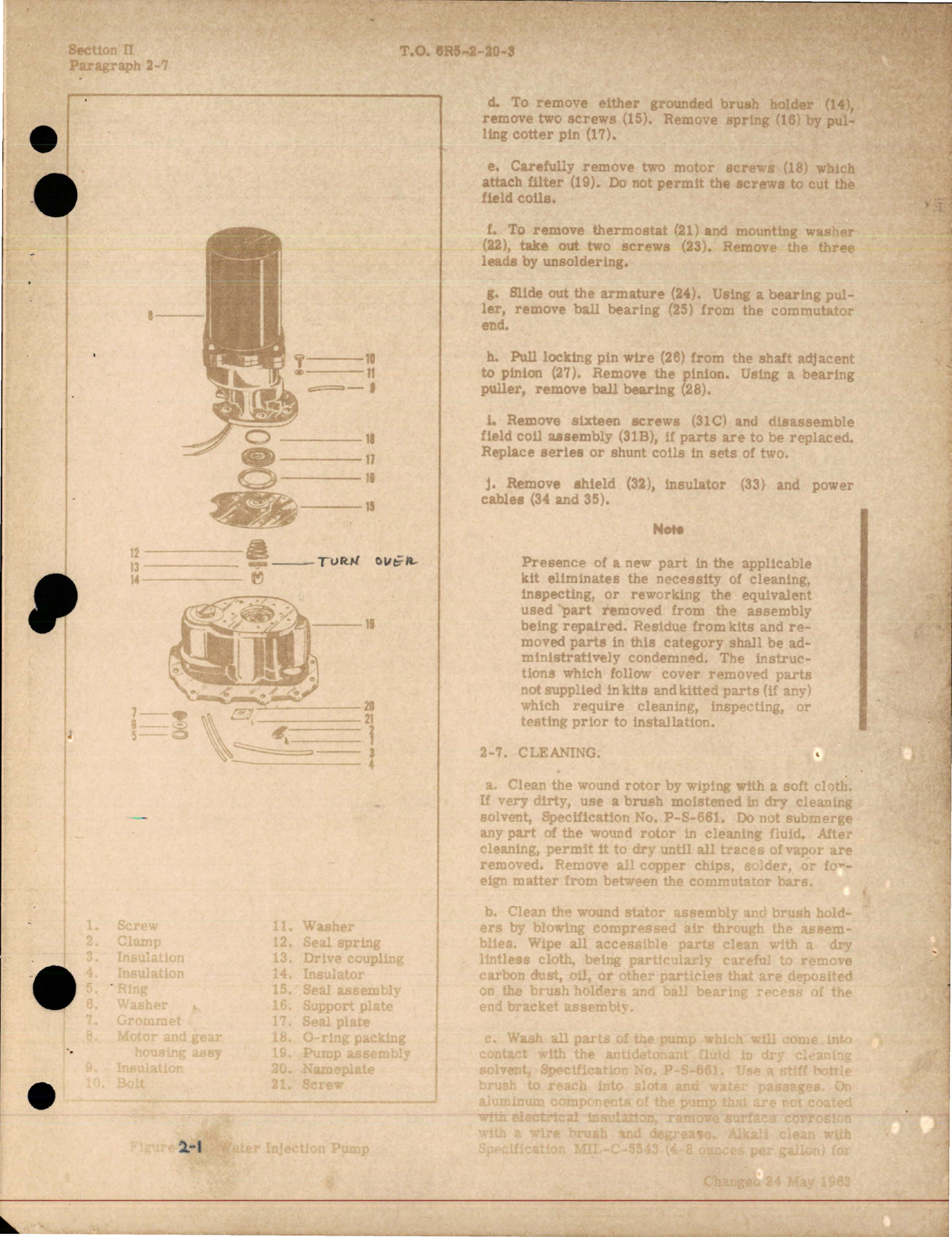 Sample page 7 from AirCorps Library document: Overhaul Instructions for Power Driven Rotary Pump - Models RG8825F and RG8825A