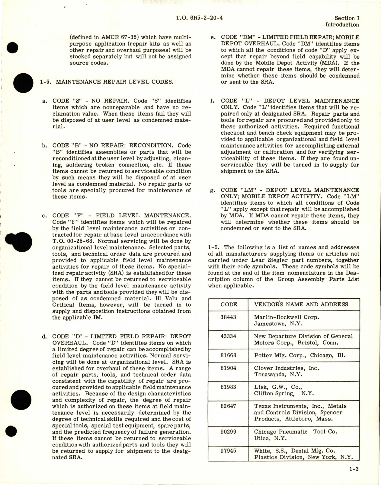 Sample page 5 from AirCorps Library document: Illustrated Parts Breakdown for Power Driven Rotary Pump - Models RG8825F and RG8825A