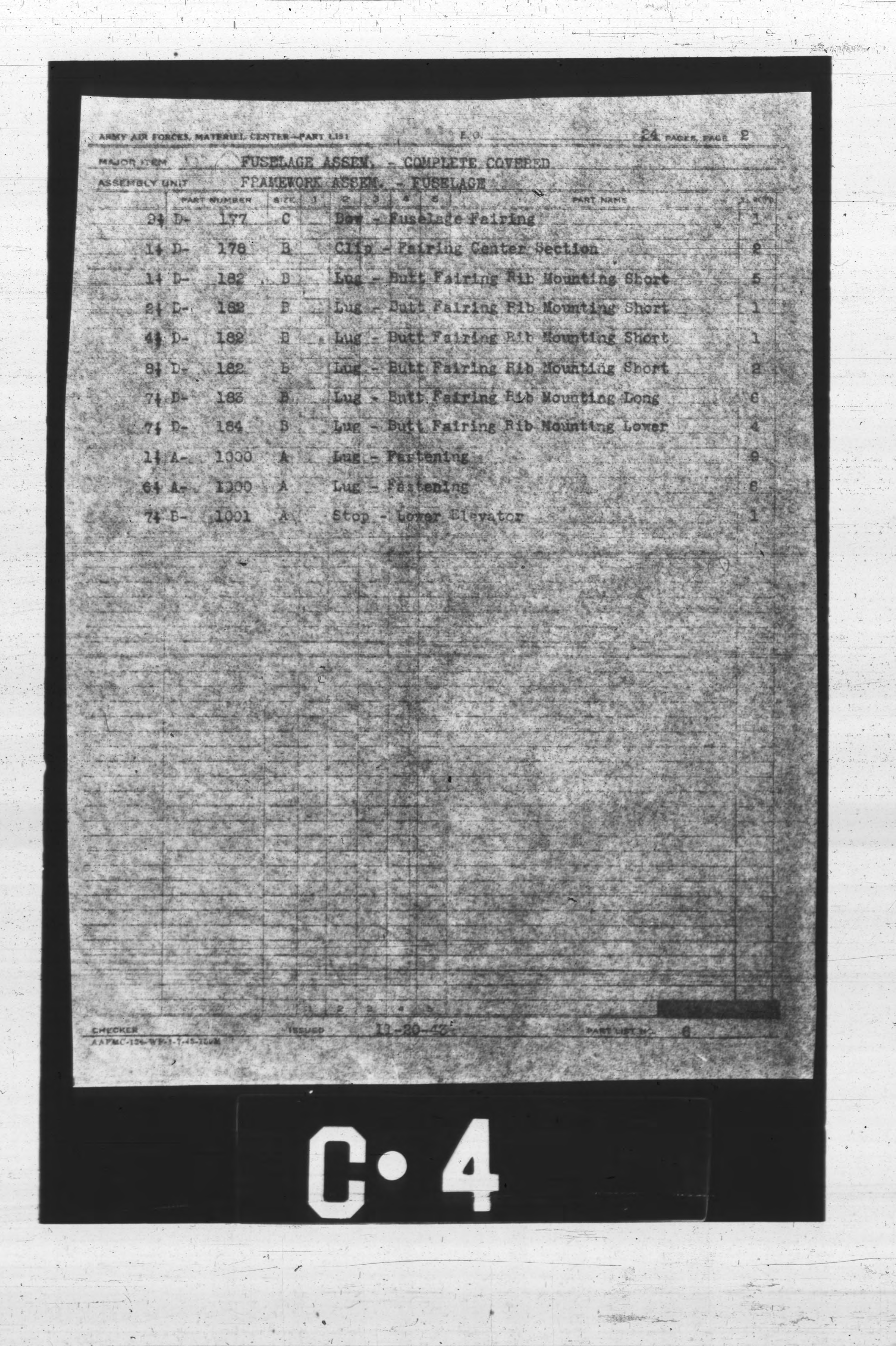 Sample page 5 from AirCorps Library document: Installations and Assemblies Index for L-2, L-2A, L-2B, and L-2M