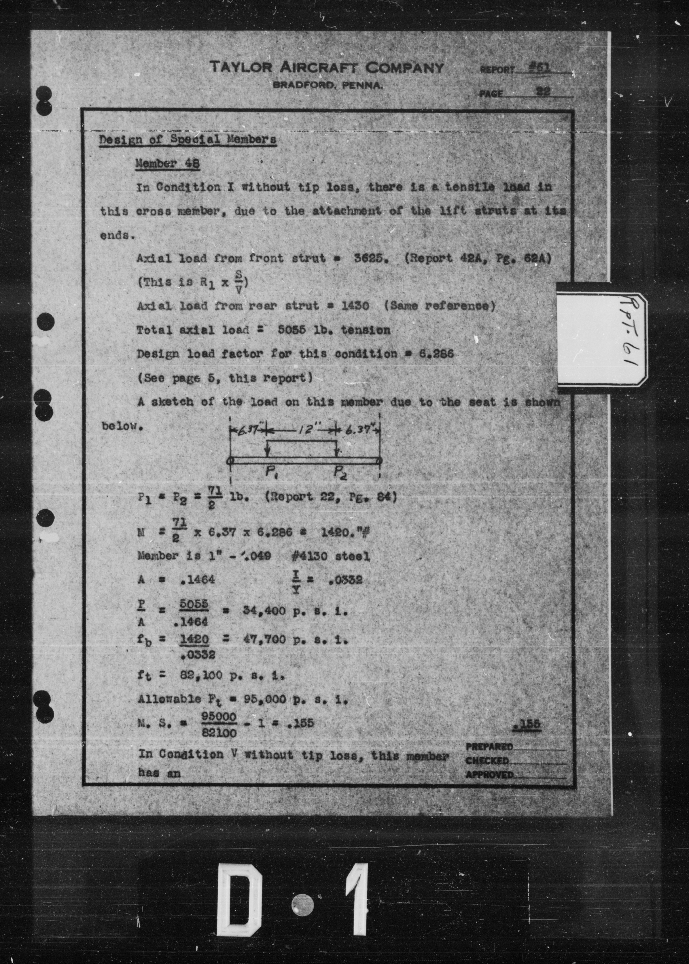 Sample page 1 from AirCorps Library document: Design of Special Members for L-2