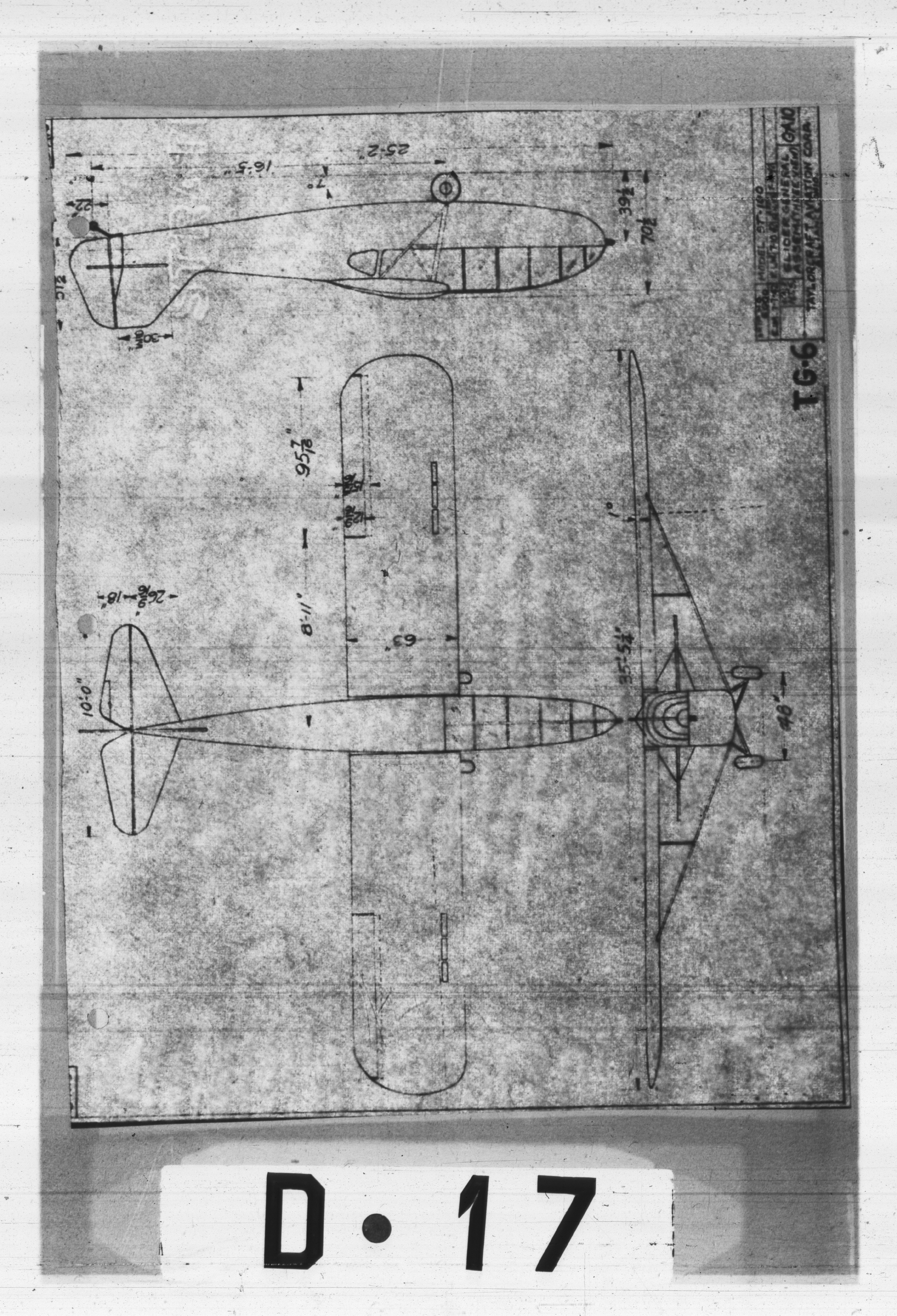 Sample page 5 from AirCorps Library document: Trainer-Glider Specification A-102 Model TG-6 for Taylorcraft Model ST-100