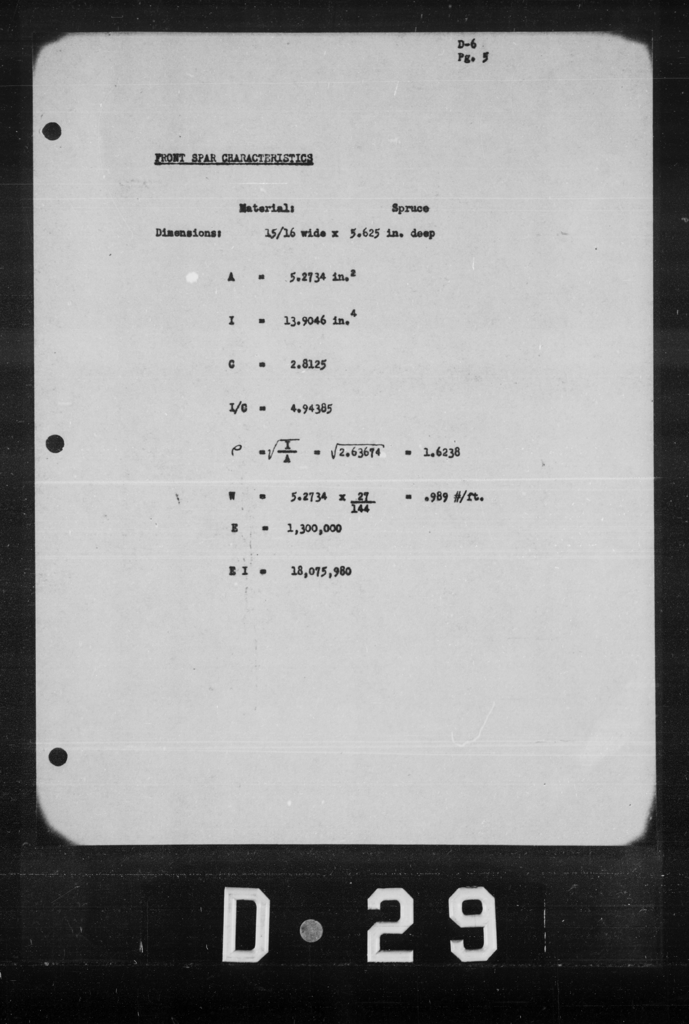 Sample page 9 from AirCorps Library document: Basic Design Data and Wing Analysis for Model L-2A and L-2B