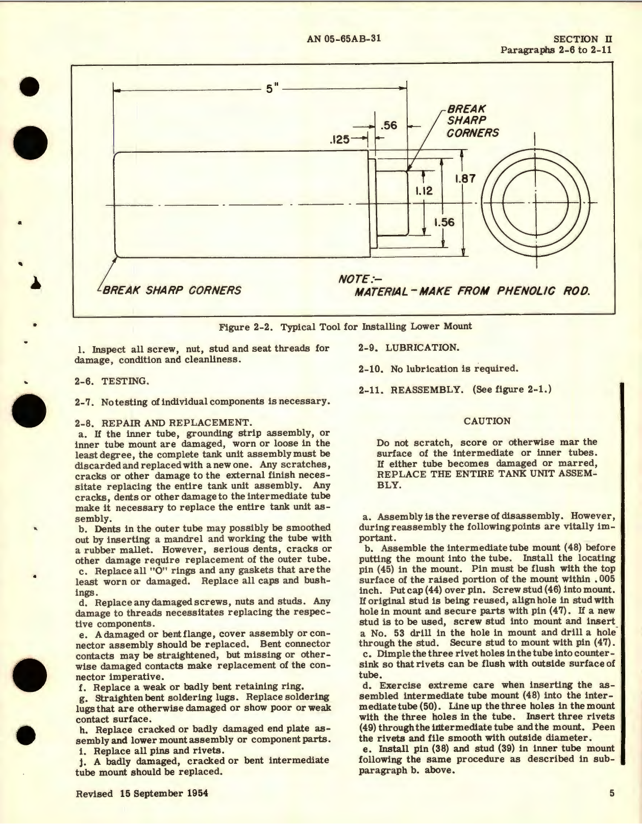 Sample page 5 from AirCorps Library document: Overhaul Instructions for Tank Units, Uncompensated, Flange Mounted Capacitor Fuel Gage System