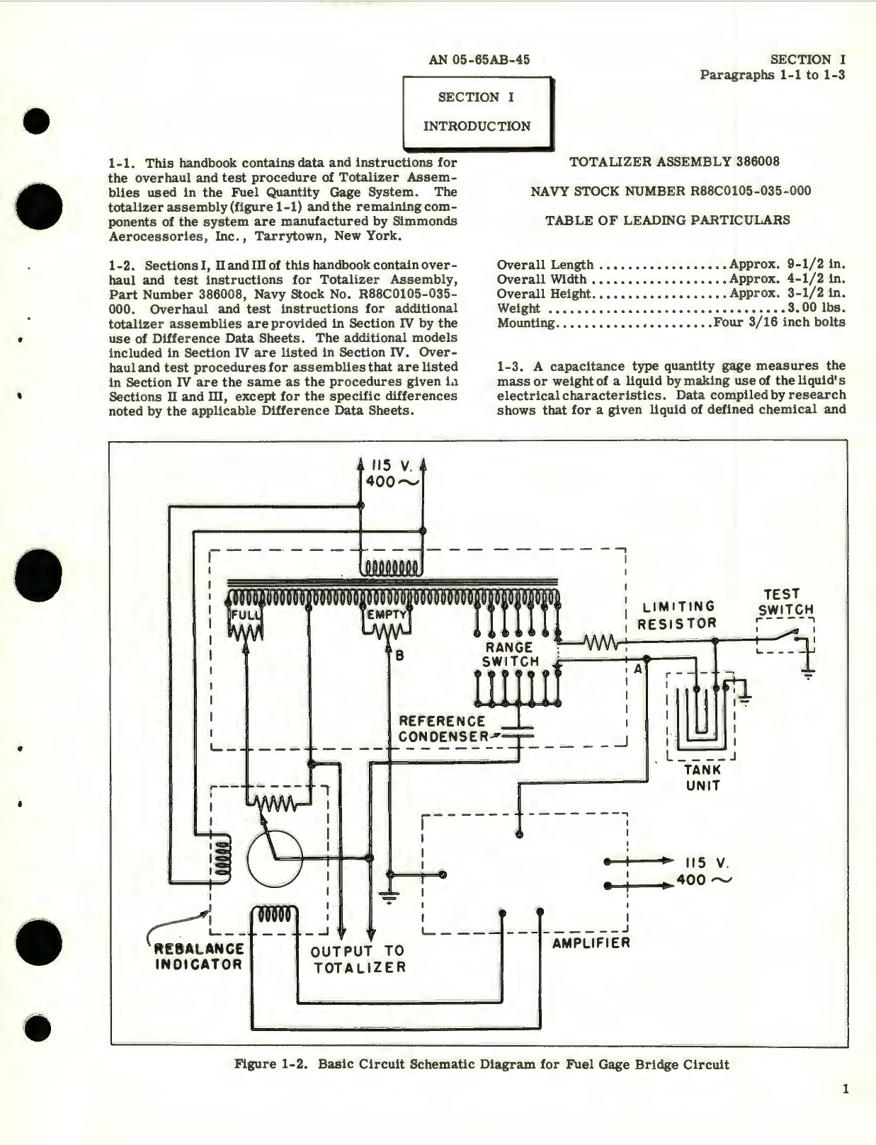 Sample page 5 from AirCorps Library document: Overhaul Instructions for Totalizer Assemblies Capacitor Fuel Gage System, Part No. 386005, 386007, 386008 