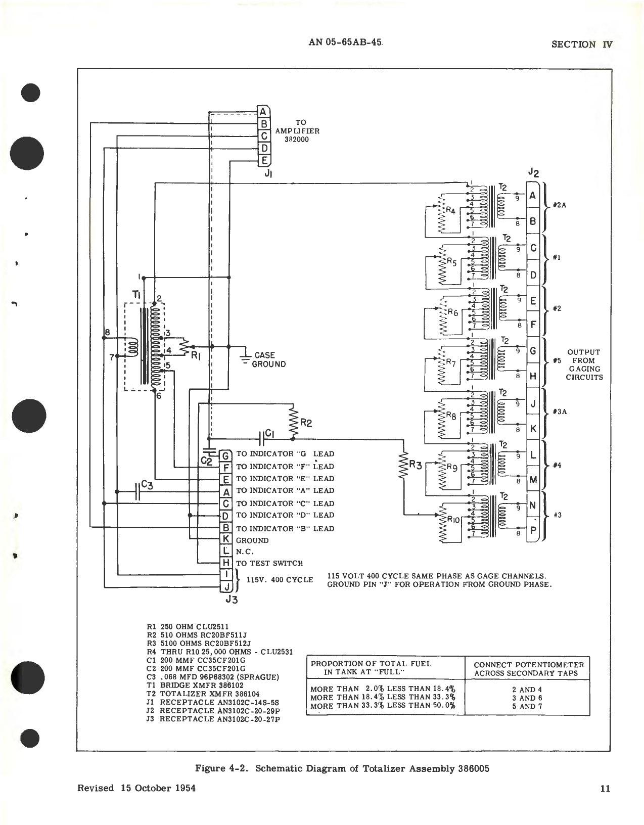 Sample page 5 from AirCorps Library document: Overhaul Instructions for Totalizer Assemblies Capacitor Fuel Gage System, Part No. 386005, 386007, 386008 