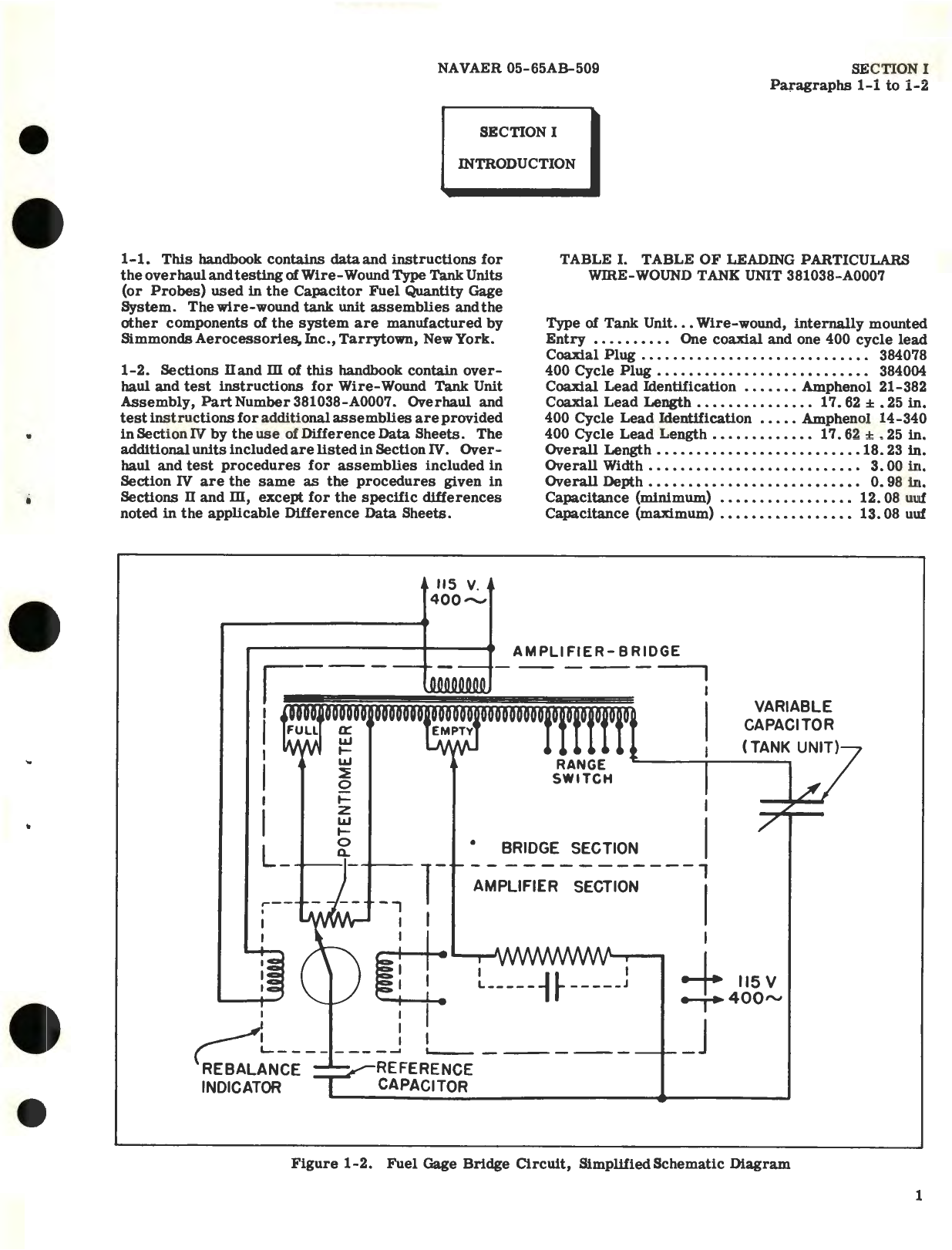 Sample page 5 from AirCorps Library document: Overhaul Instructions for Tan Units (Wire-Wound Type) Capacitor Fuel Gage, Part No. 381038 