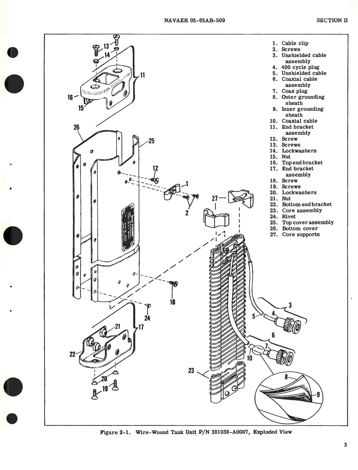 Sample page 7 from AirCorps Library document: Overhaul Instructions for Tan Units (Wire-Wound Type) Capacitor Fuel Gage, Part No. 381038 