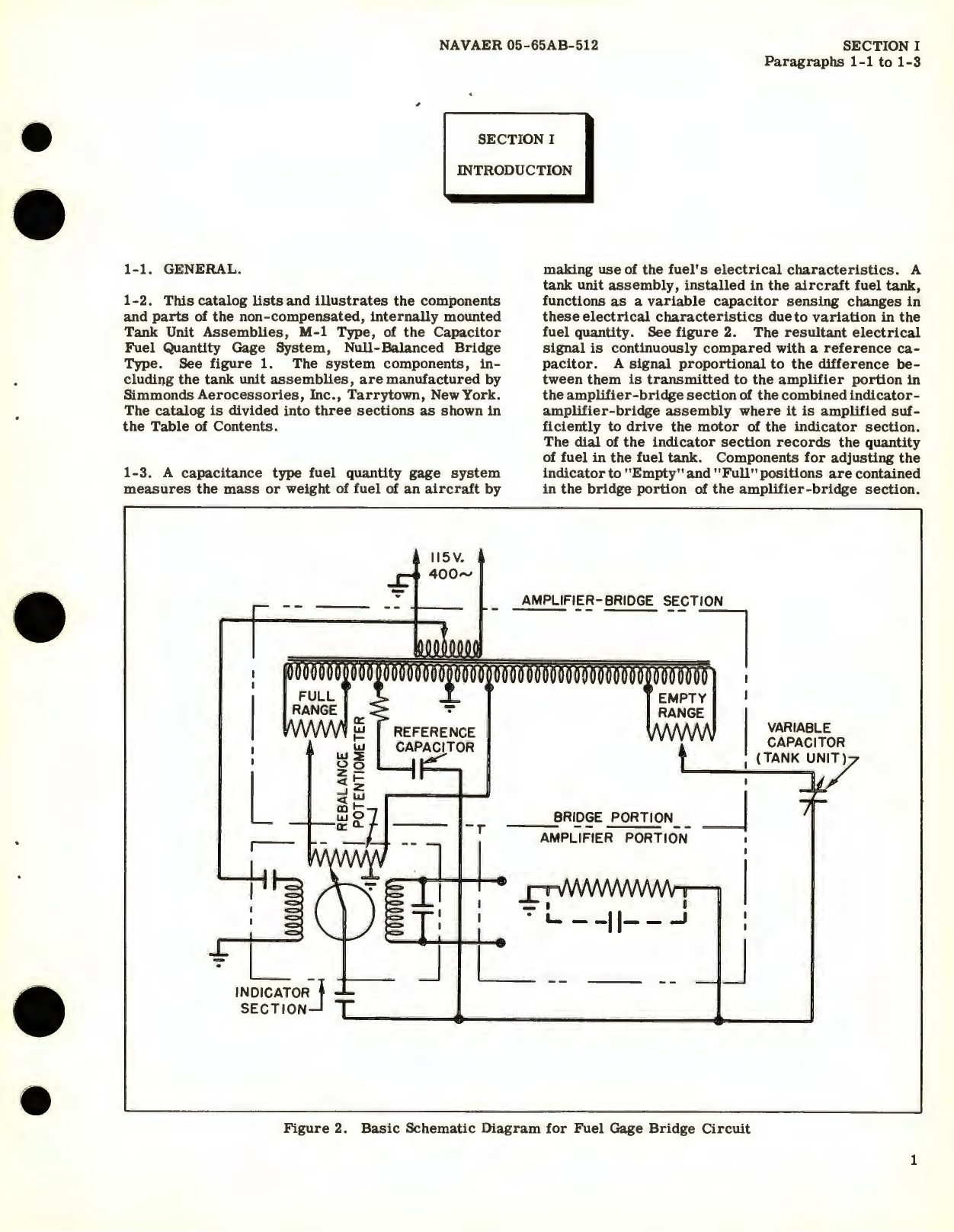 Sample page 5 from AirCorps Library document: Illustrated Parts Breakdown for Tank Units, Non-Compensated, Internally Mounted (M-1 Type) Capacitor Fuel Gage