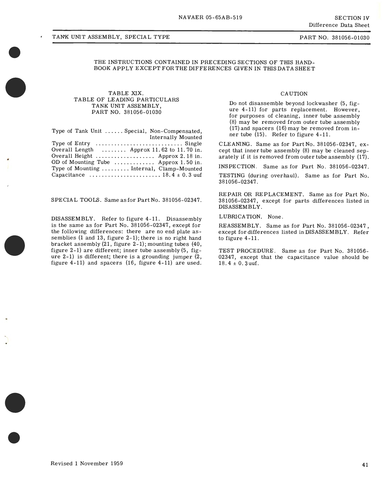 Sample page 5 from AirCorps Library document: Overhaul Instructions for Tank Units Non-Compensated, Internally Mounted Capacitor Fuel Gage System