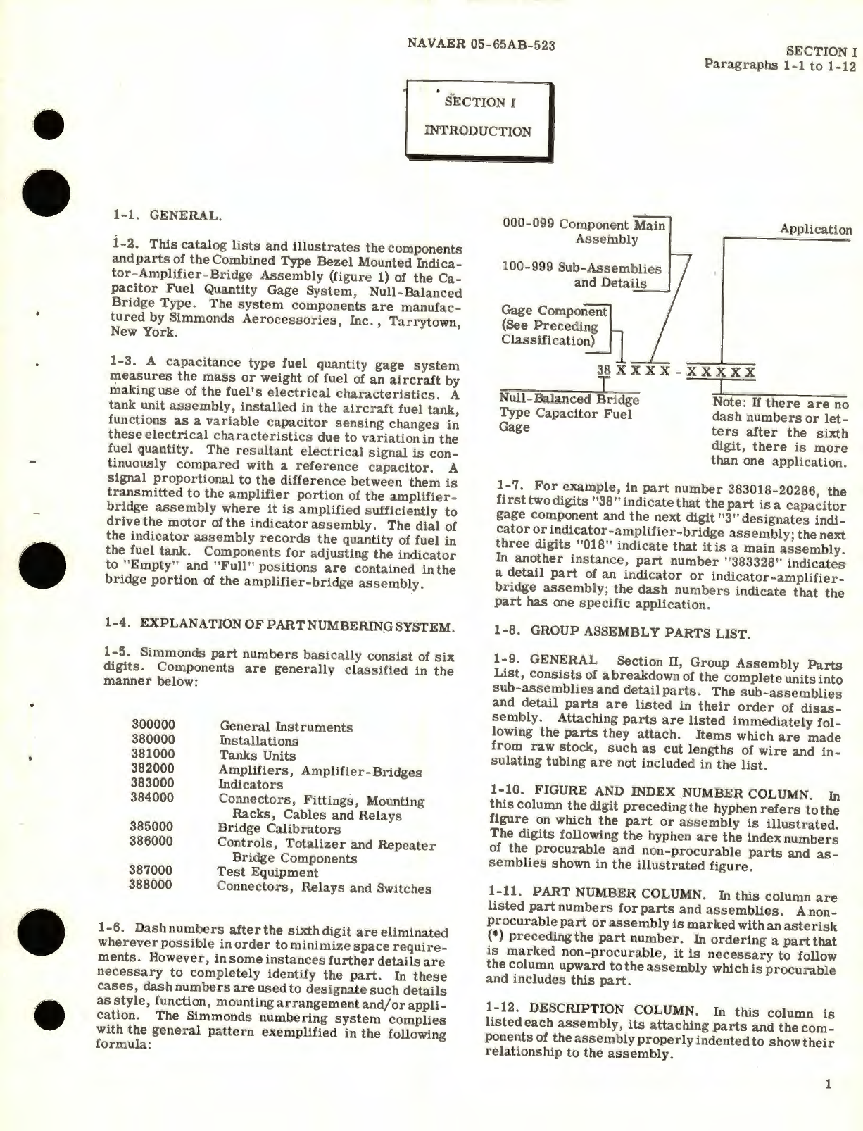 Sample page 5 from AirCorps Library document: Illustrated Parts Breakdown for Indicator - Amplifier - Bridge Assemblies (Combined Type, Bezel Mounted) Capacitor Fuel Gage System, Part No. 383018 