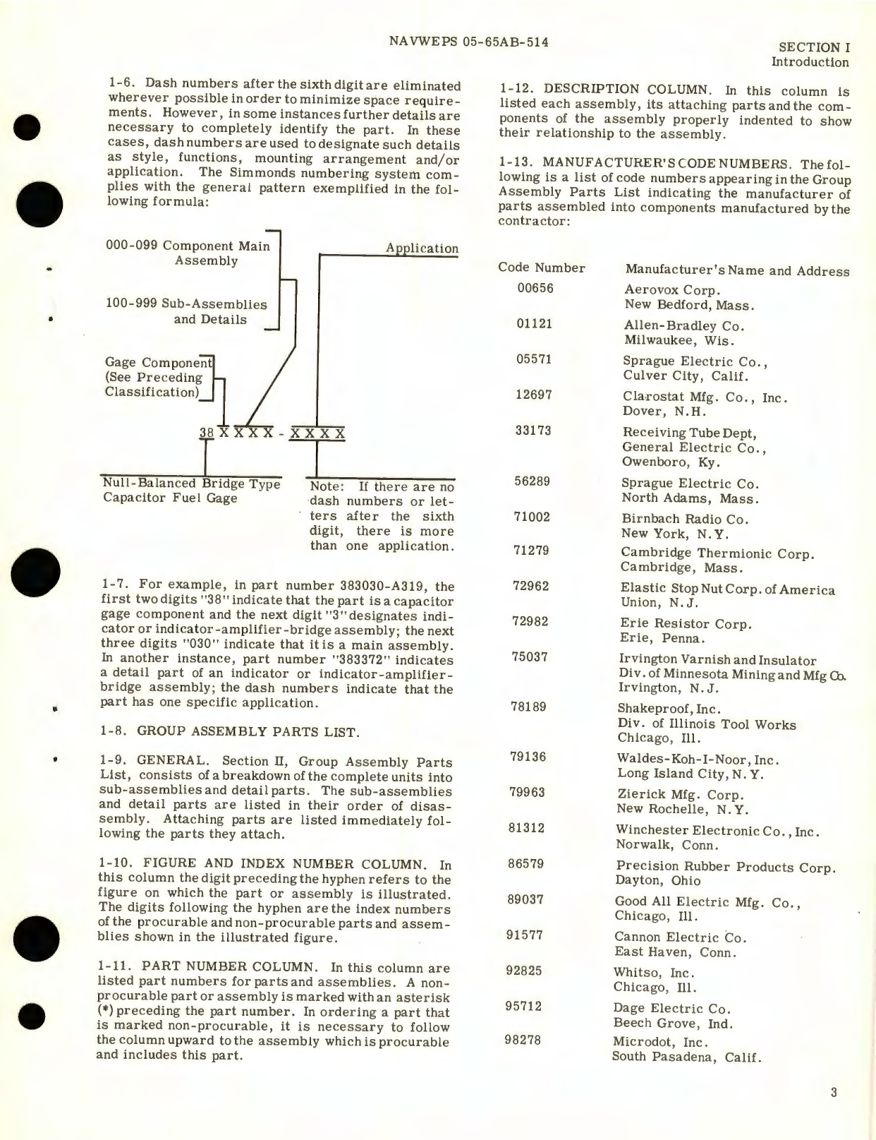 Sample page 5 from AirCorps Library document: Illustrated Parts Breakdown for Indicator - Amplifier - Bridge Assembly (Combined Type, Clamp Mounted) Capacitor Fuel Gage System Part No. 383030