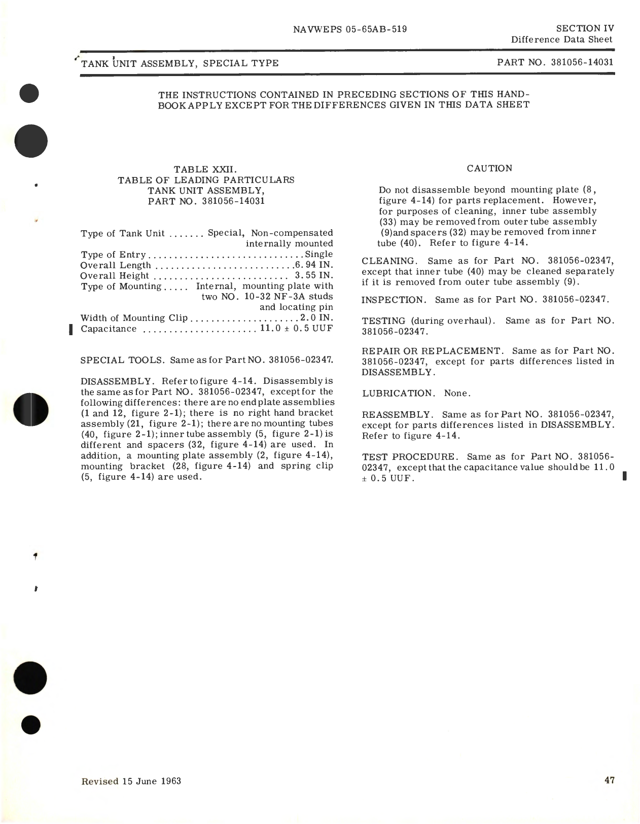 Sample page 5 from AirCorps Library document: Overhaul Instructions for Tank Units Non-Compensated, Internally Mounted Capacitor Fuel Gage System 