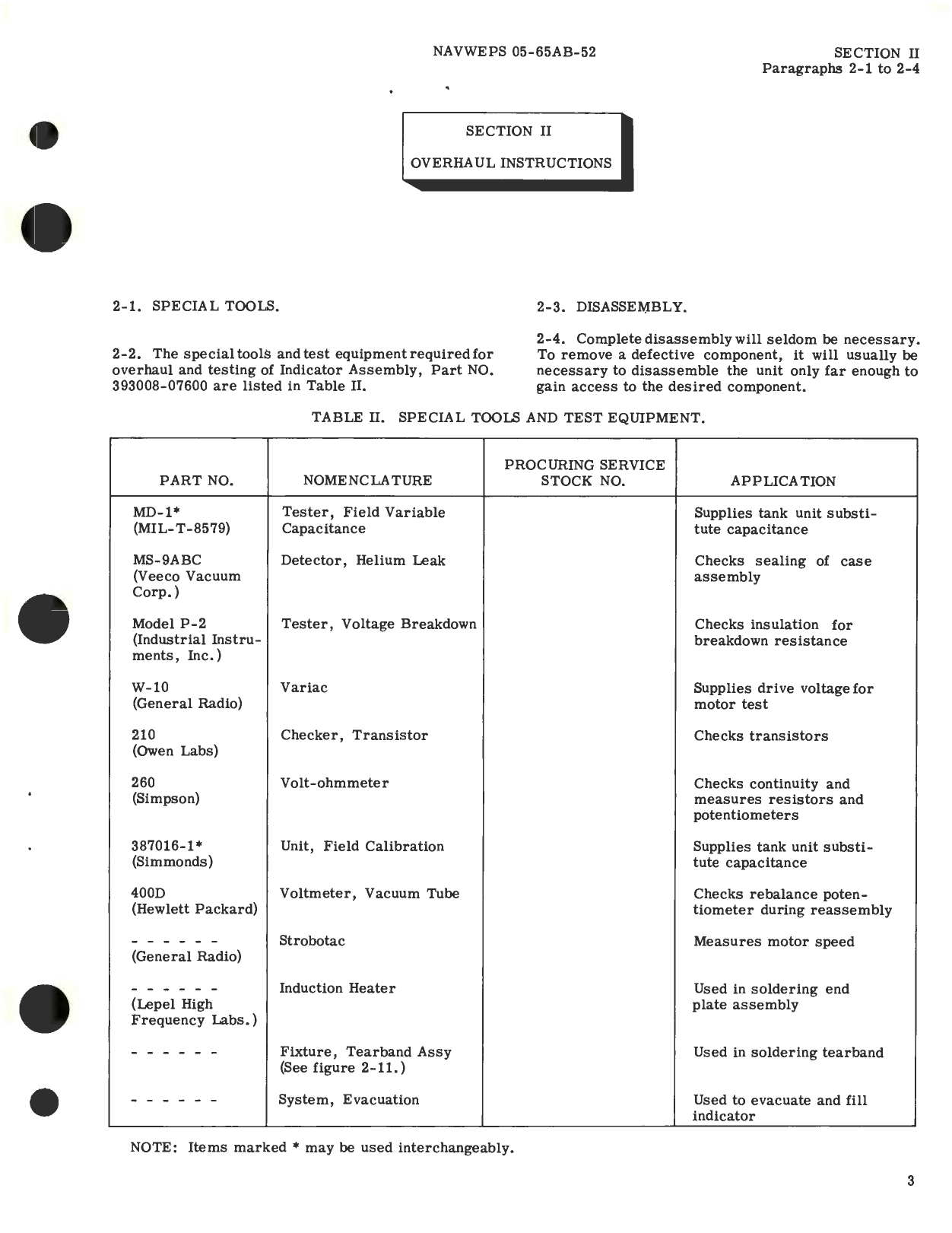 Sample page 7 from AirCorps Library document: Overhaul Instructions for Indicator Assemblies Capacitor Fuel Gage System, Part No. 393008