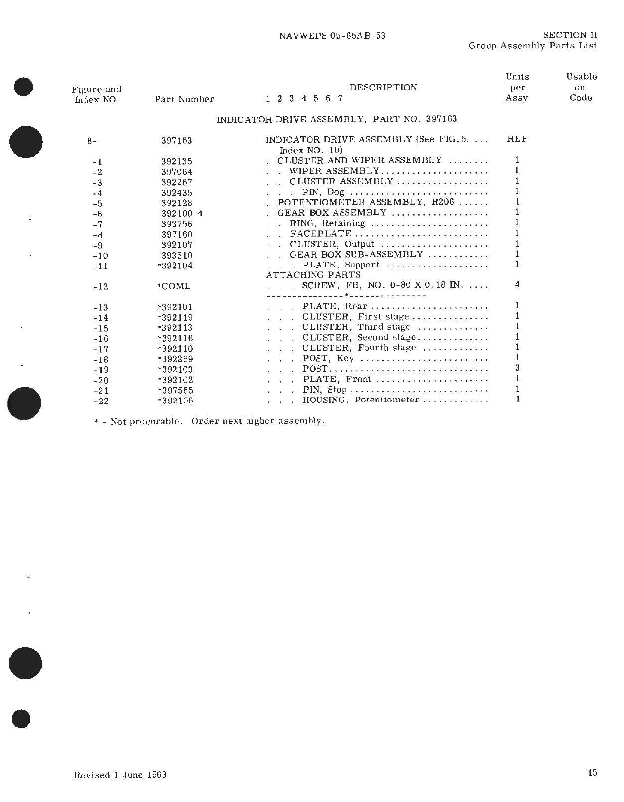 Sample page 7 from AirCorps Library document: Illustrated Parts Breakdown for Indicator Assembly Capacitor Fuel Gage System Part No. 393008