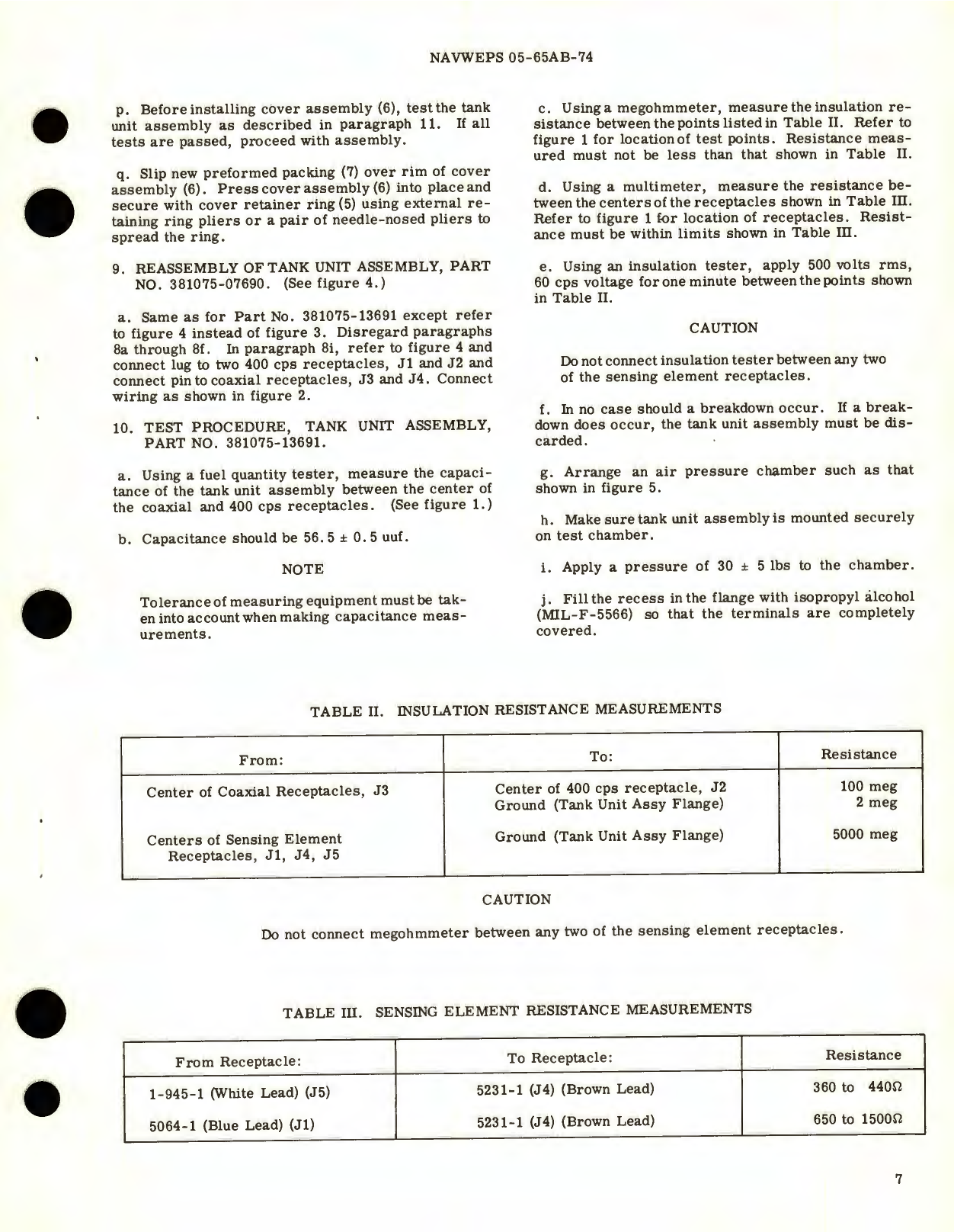 Sample page 9 from AirCorps Library document: Overhaul Instructions with Parts Breakdown for Tank Unit Assemblies, Part No. 381075