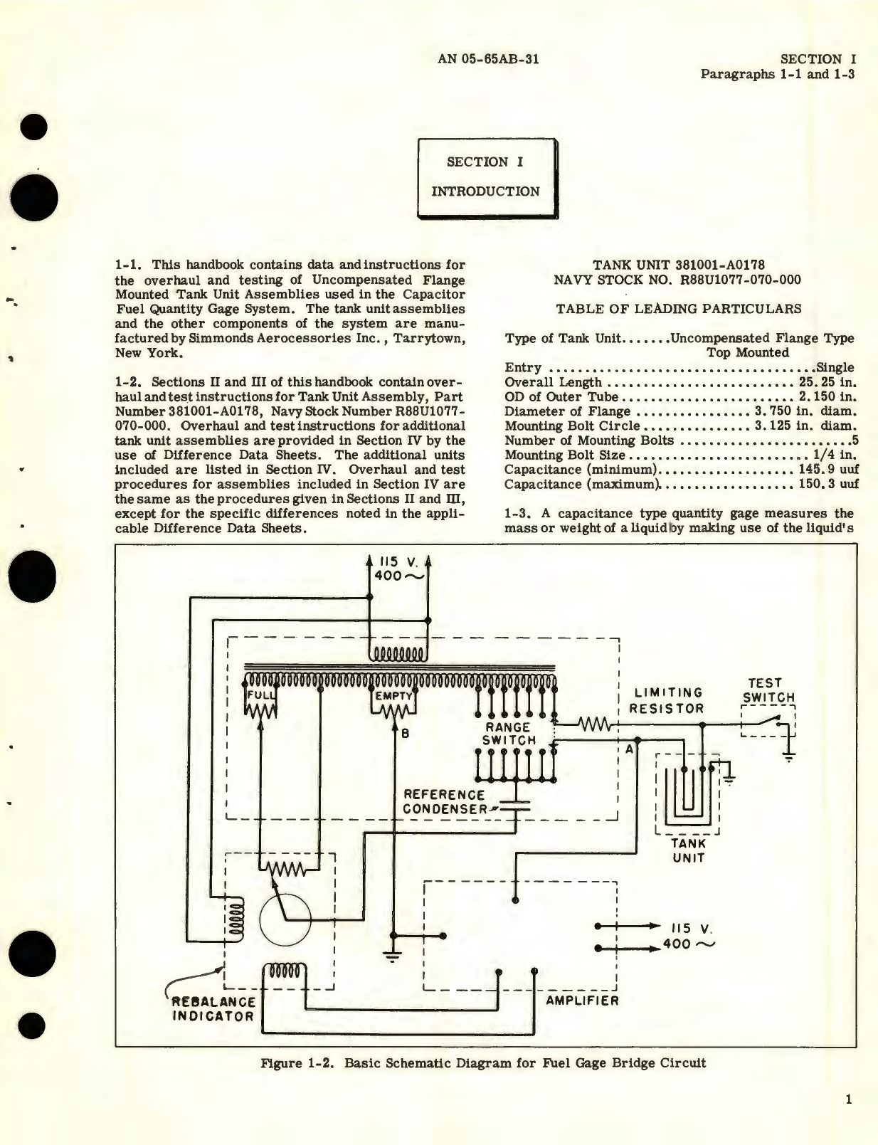 Sample page 7 from AirCorps Library document: Handbook Overhaul Instructions for Tank Units, Uncompensated, Flange Mounted Capacitor Fuel Gage System