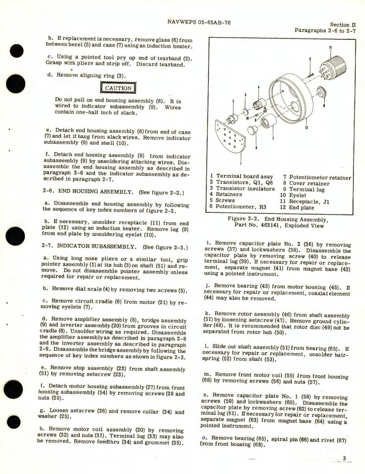 Sample page 7 from AirCorps Library document: Overhaul Instructions for Fuel Quantity Indicator Assembly, Part No. 393000-22246 