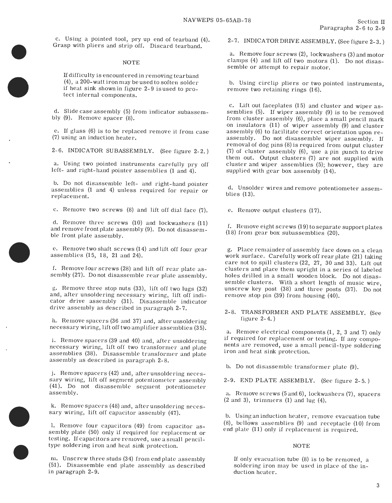 Sample page 7 from AirCorps Library document: Overhaul Instructions for Fuel Quantity Indicator Assembly, Part No. 393003-05233 