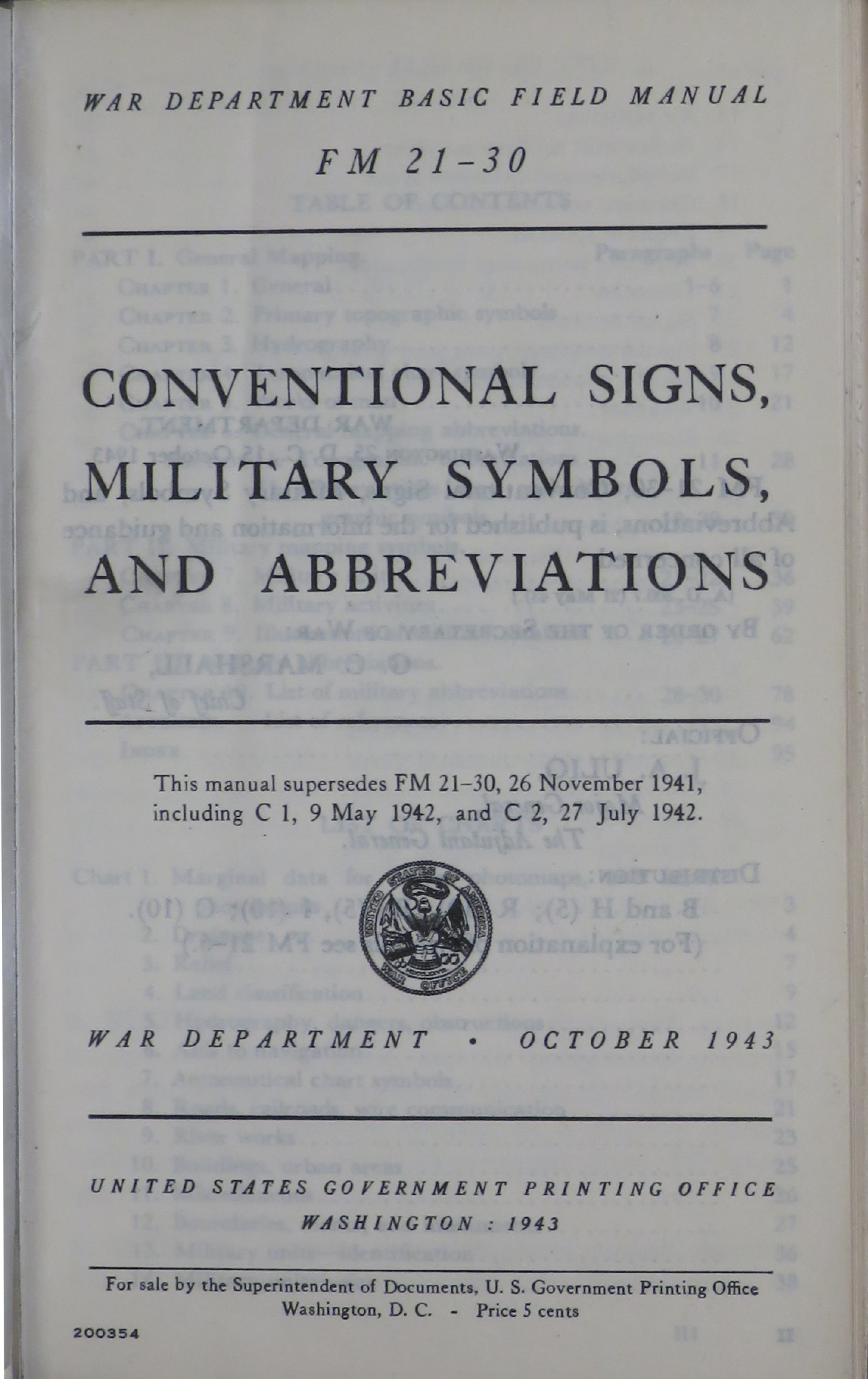 Sample page 5 from AirCorps Library document: Conventional Signs, Military Symbols, and Abbreviations