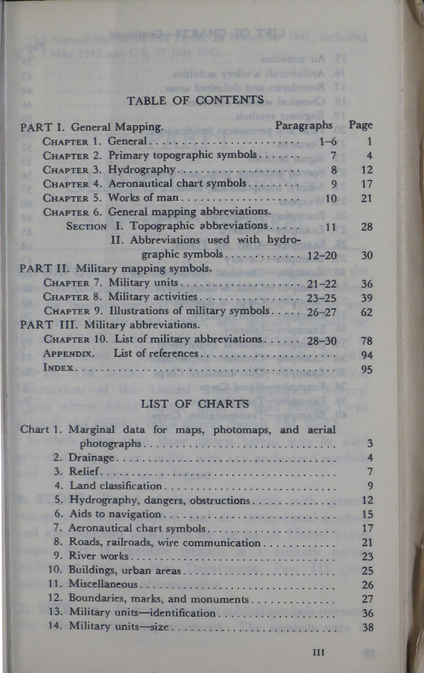 Sample page 7 from AirCorps Library document: Conventional Signs, Military Symbols, and Abbreviations