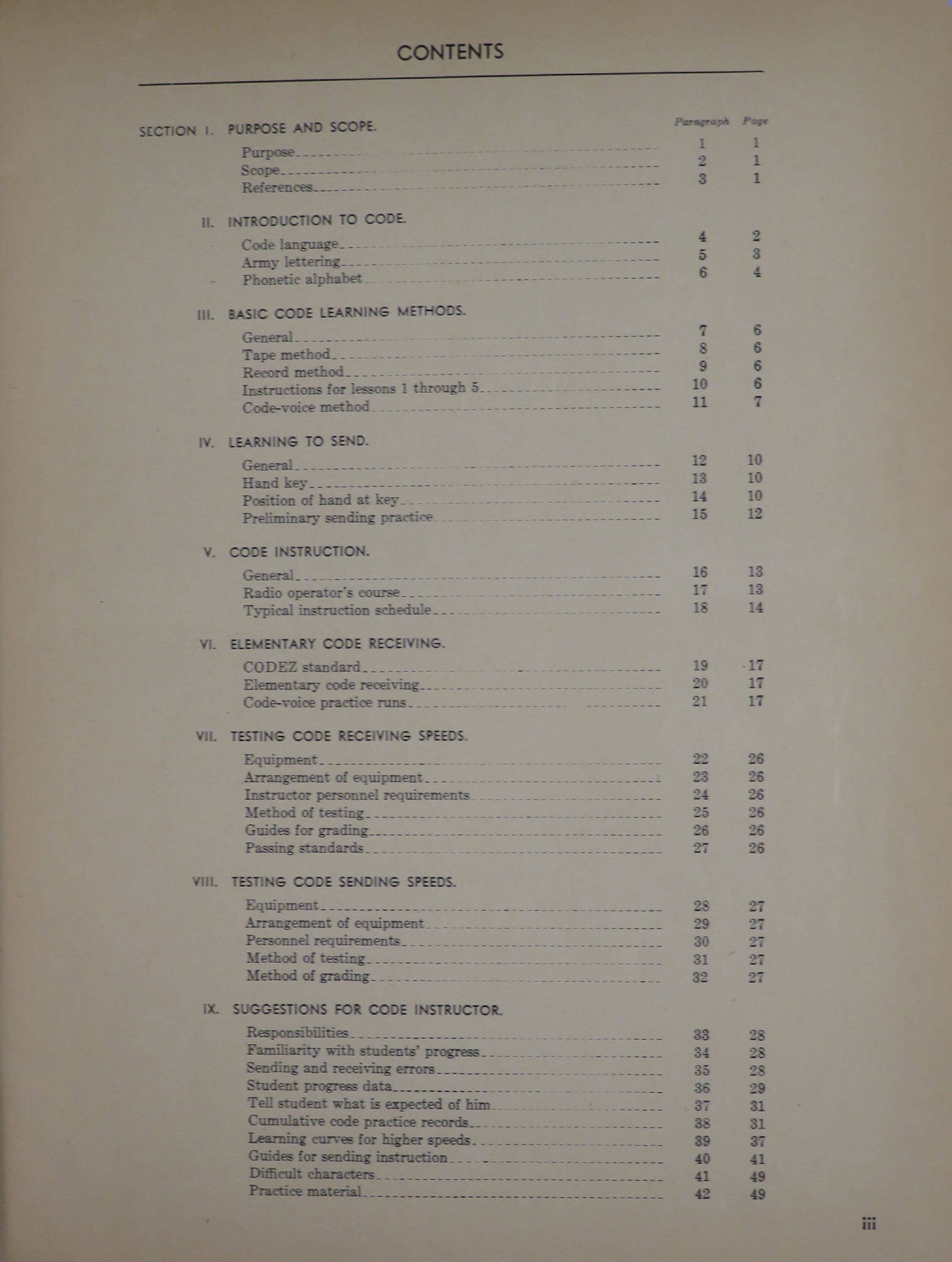 Sample page 5 from AirCorps Library document: International Morse Code Instructions