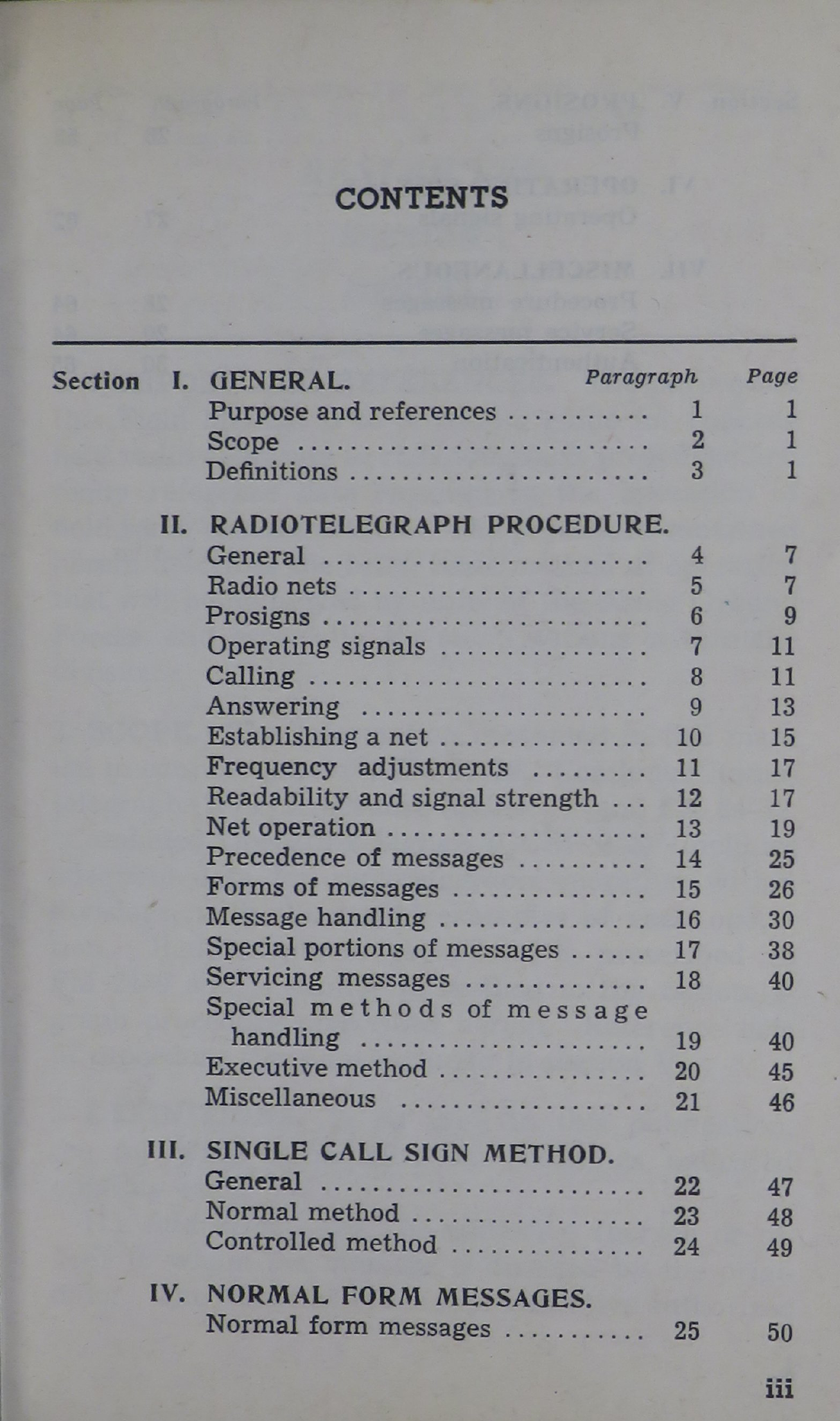 Sample page 5 from AirCorps Library document: Radio Operator's Manual